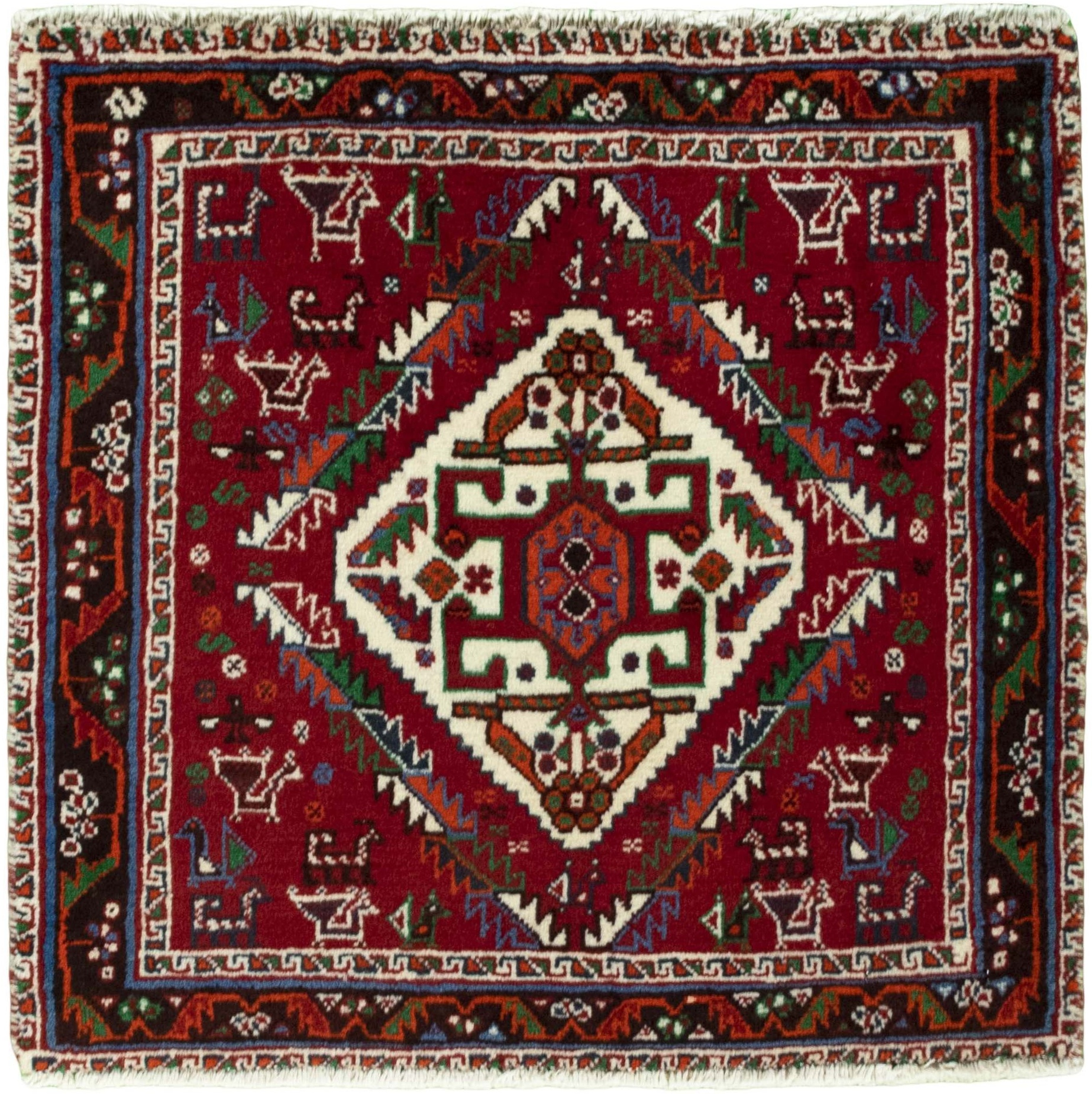 Τετράγωνα χαλιά - Shiraz 62 x 60 cm