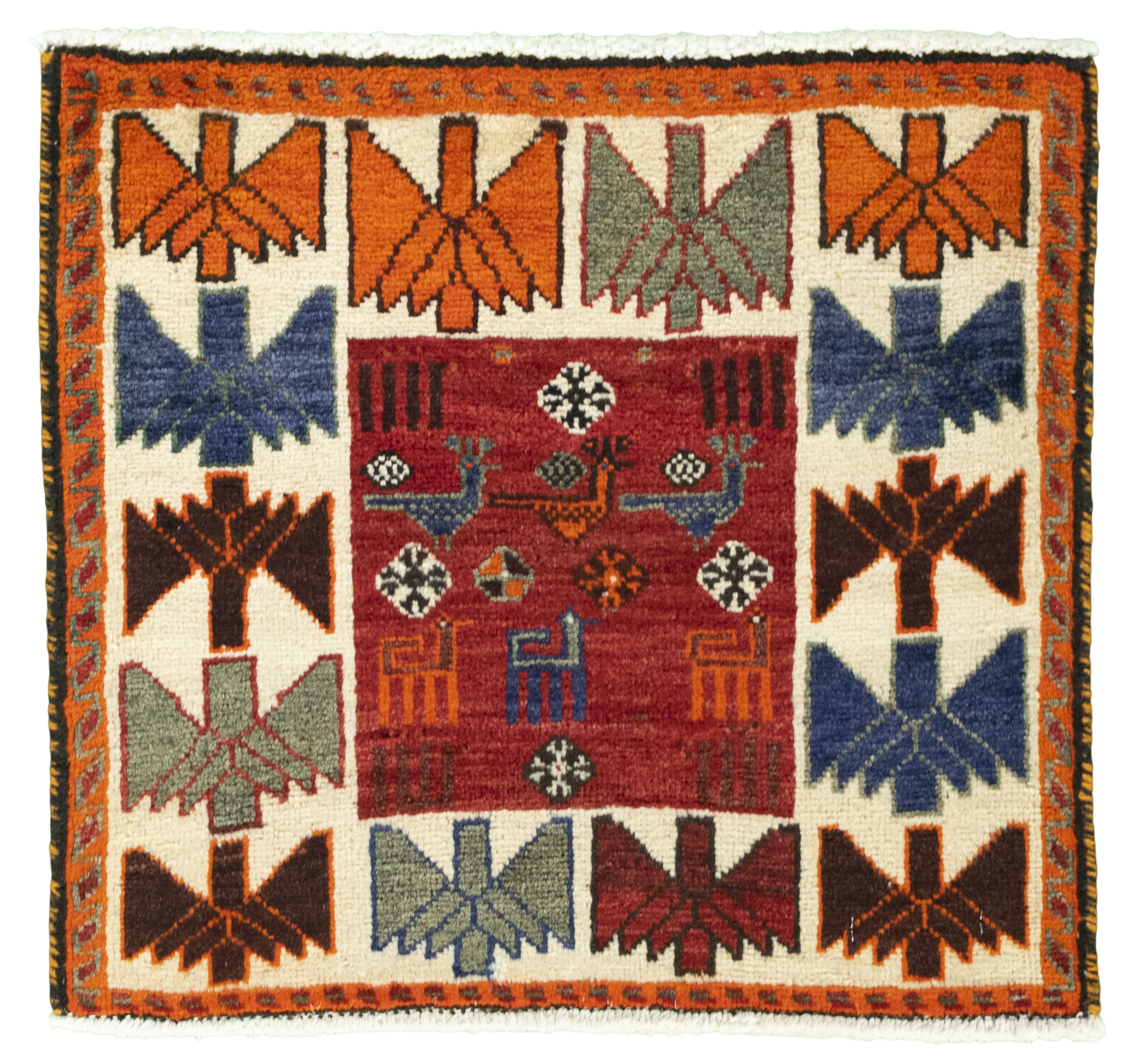 Τετράγωνα χαλιά - Shiraz 54 x 50 cm