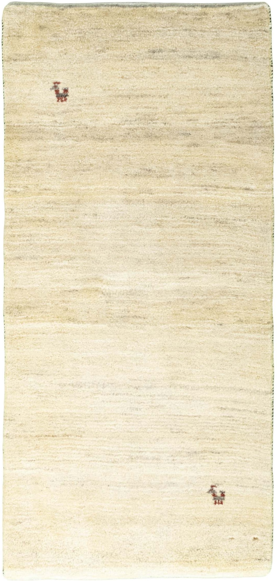 Teppich Läufer Grün - Gabbeh 68 x 145 cm