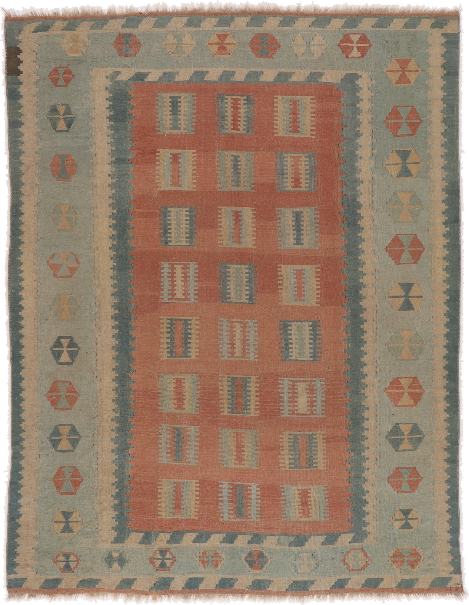 Kelim Teppiche Antik - Kelim 198 x 243 cm