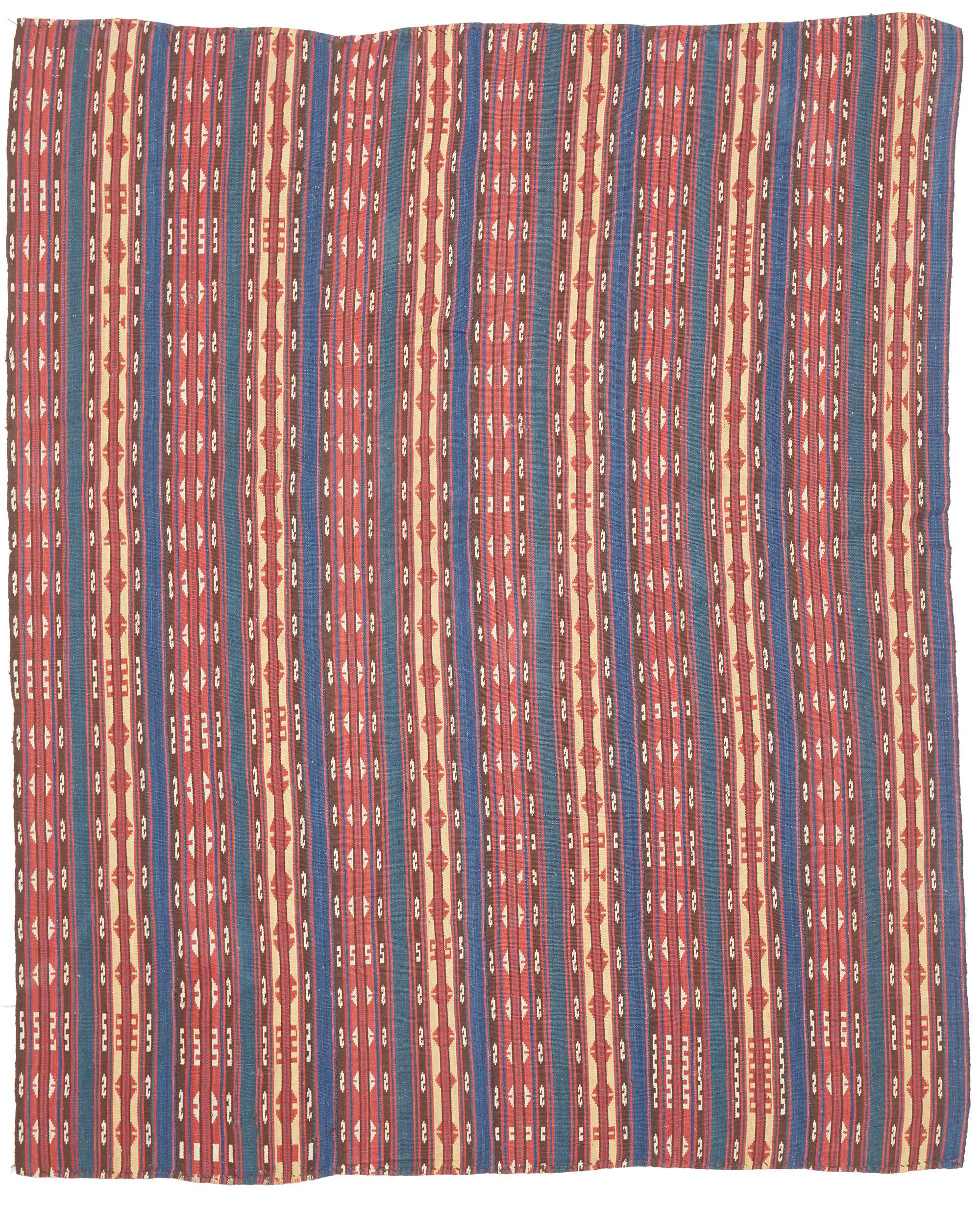 Teppich 150x160 - Kelim antik 140 x 168 cm