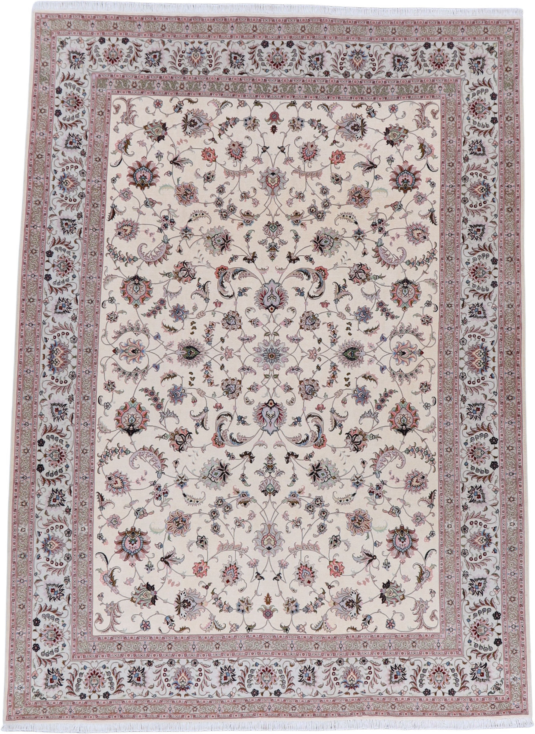 Tapetes brancos - Tabriz 250 x 352 cm