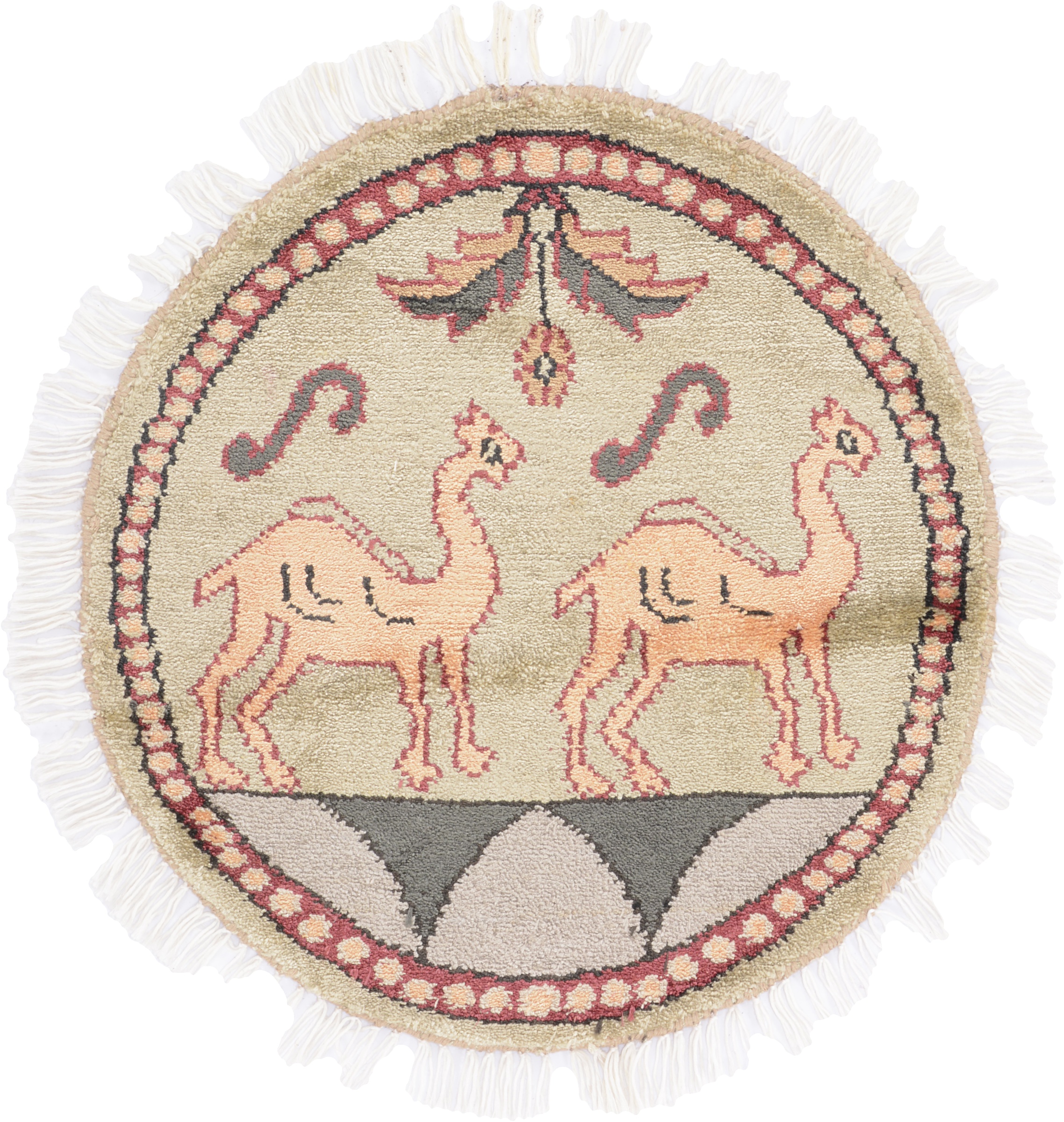 Orientalske Tepper Små Runde - Agra 45 x 45 cm
