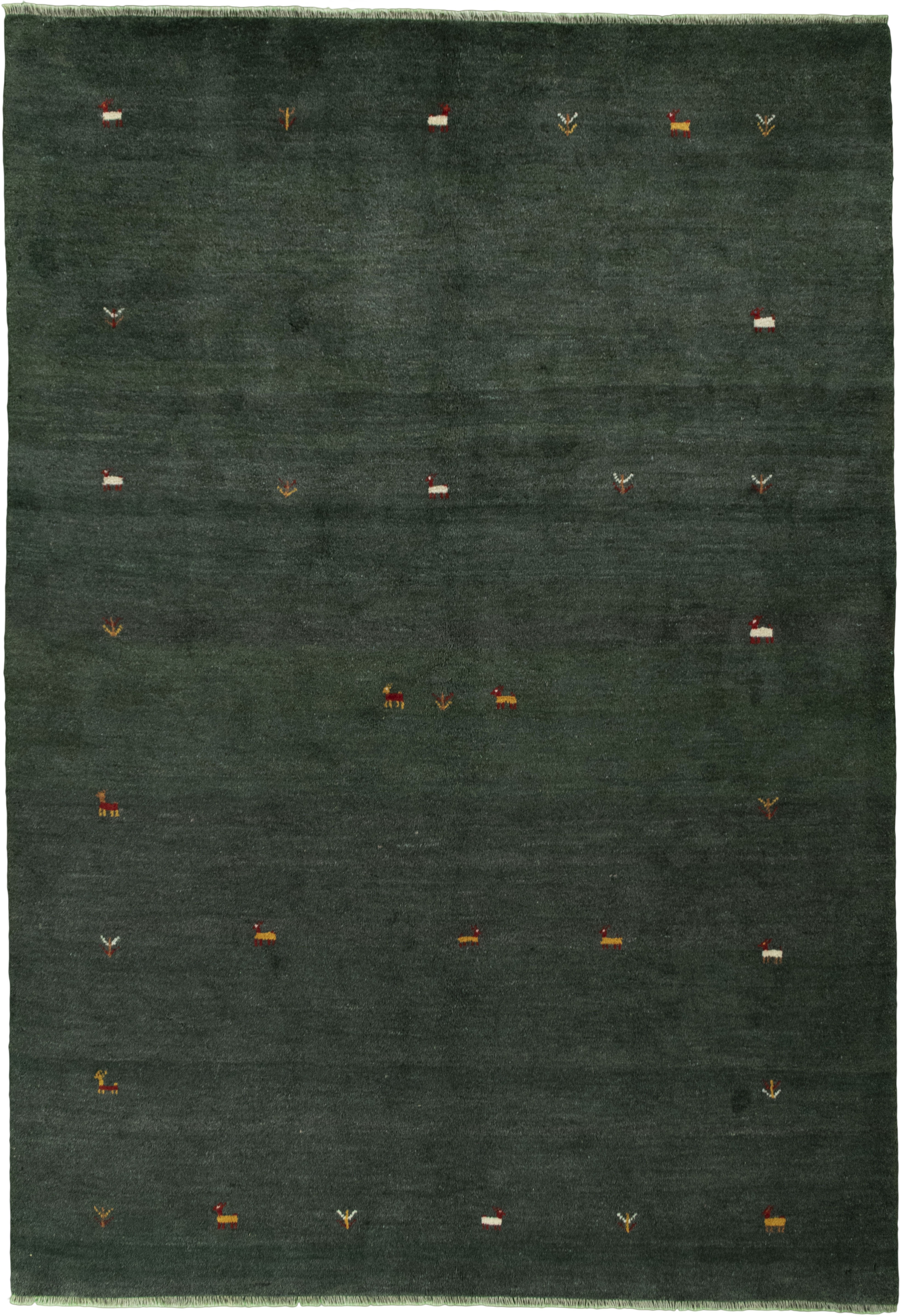 Zelené koberce - Gabbeh 206 x 293 cm