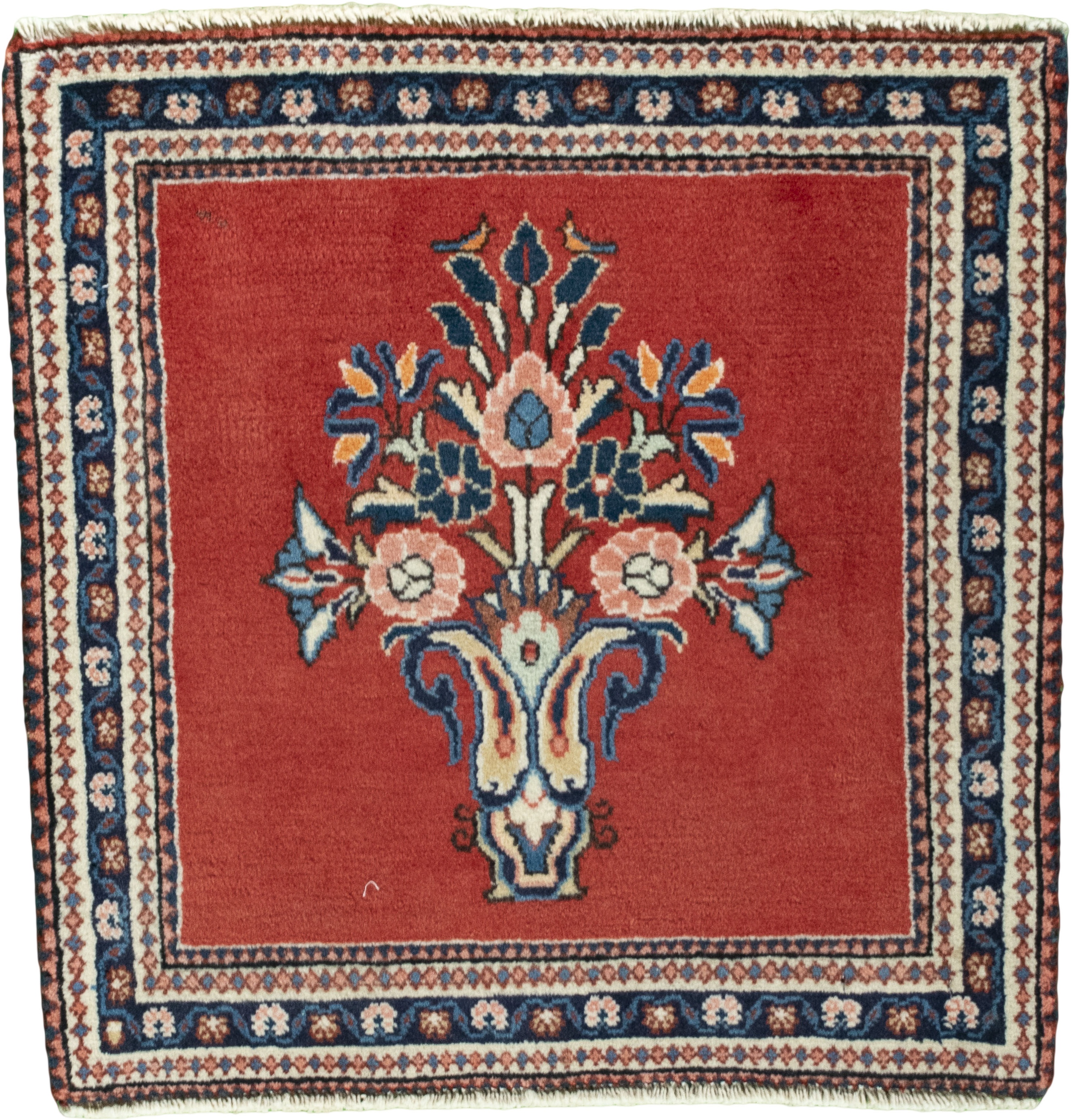 Τετράγωνα χαλιά - Sarouk 58 x 60 cm