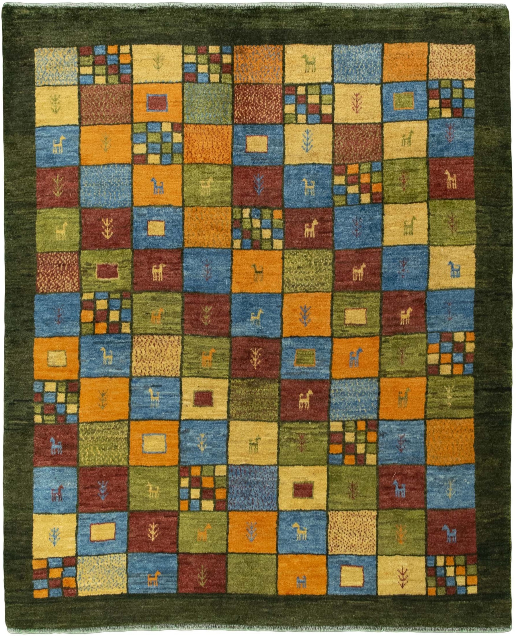 Teppich 170x200 - Gabbeh nature 168 x 203 cm