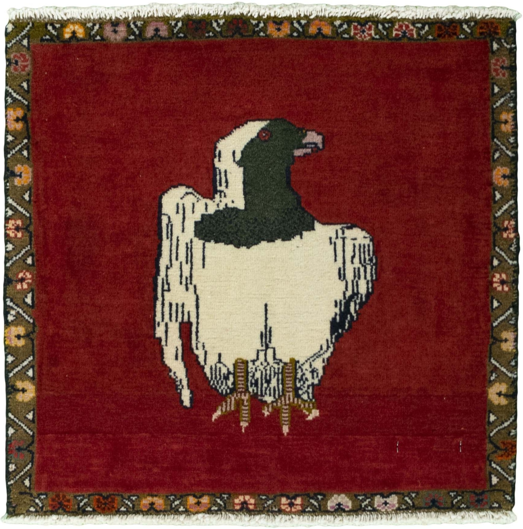 Gabbeh Teppiche - Gabbeh nature 57 x 55 cm