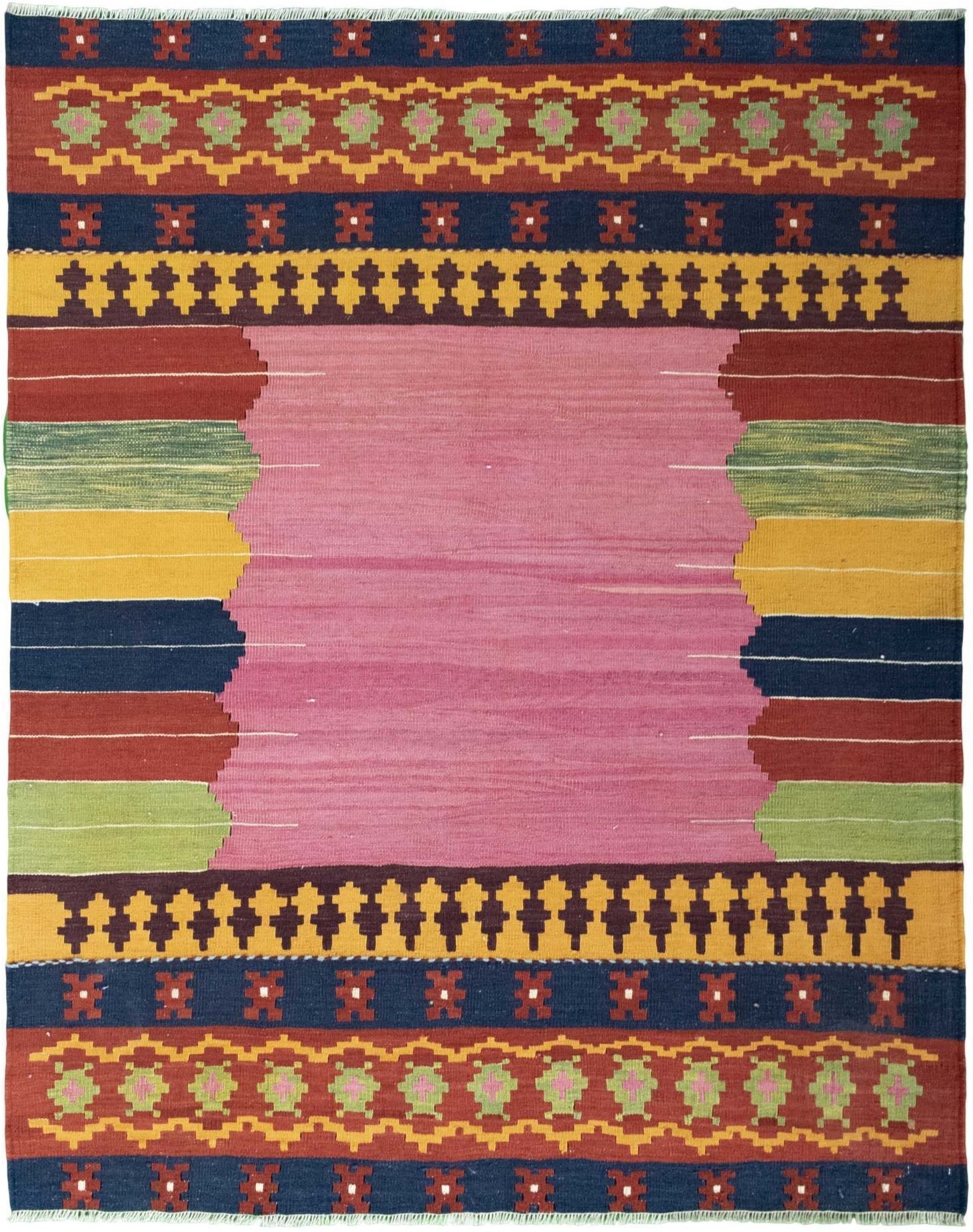 Orientteppiche Lila - Kelim Kandou 145 x 183 cm