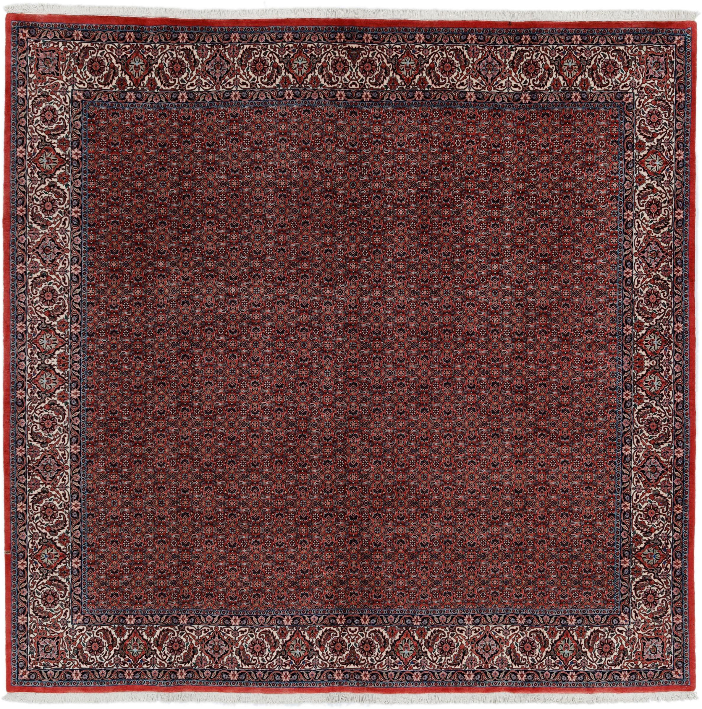 Kvadratisk Teppe 300x300 - Bidjar 301 x 295 cm