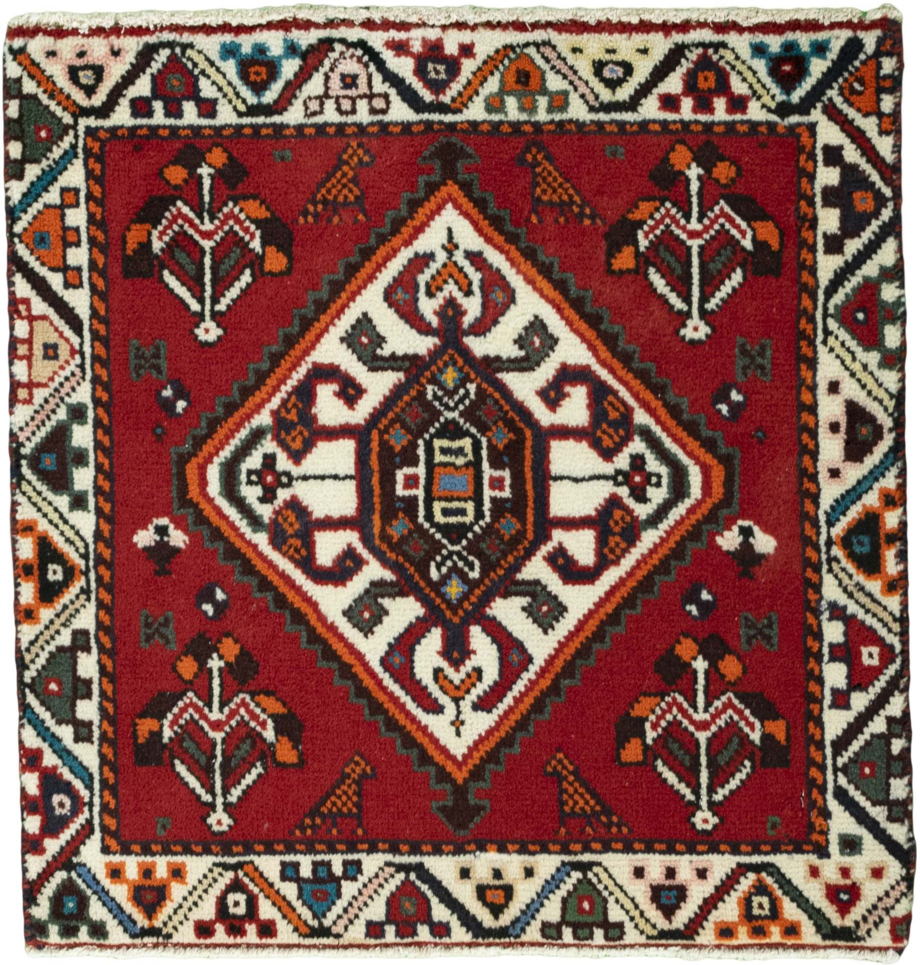 Teppich 50x50 - Shiraz 58 x 59 cm