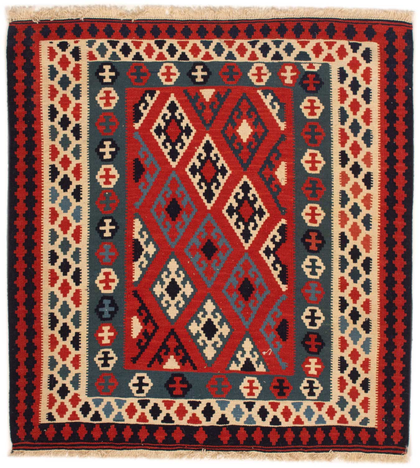 Kelim Teppiche Quadratisch - Kelim 103 x 104 cm