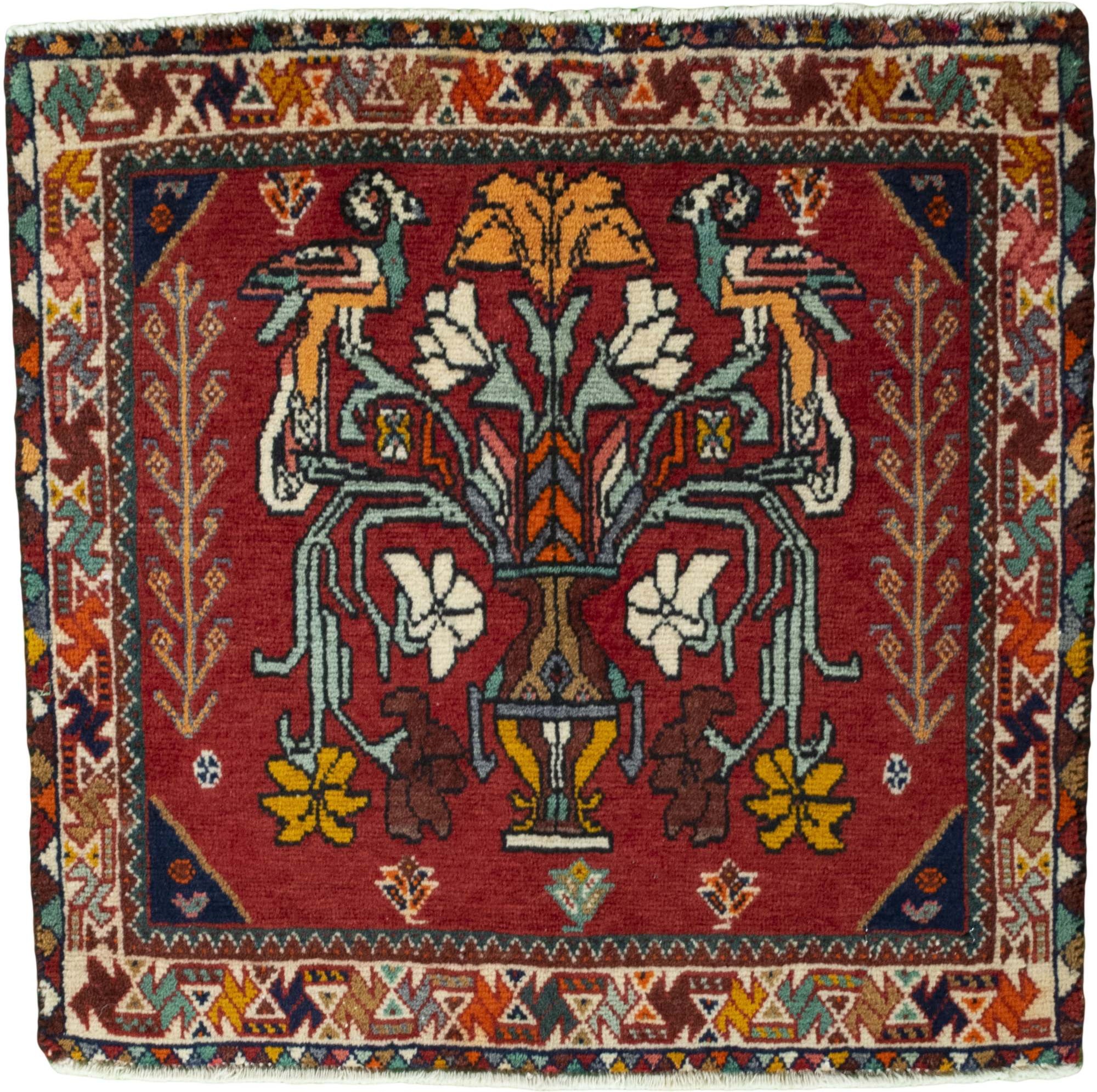 Neliön muotoiset matot - Shiraz 61 x 60 cm