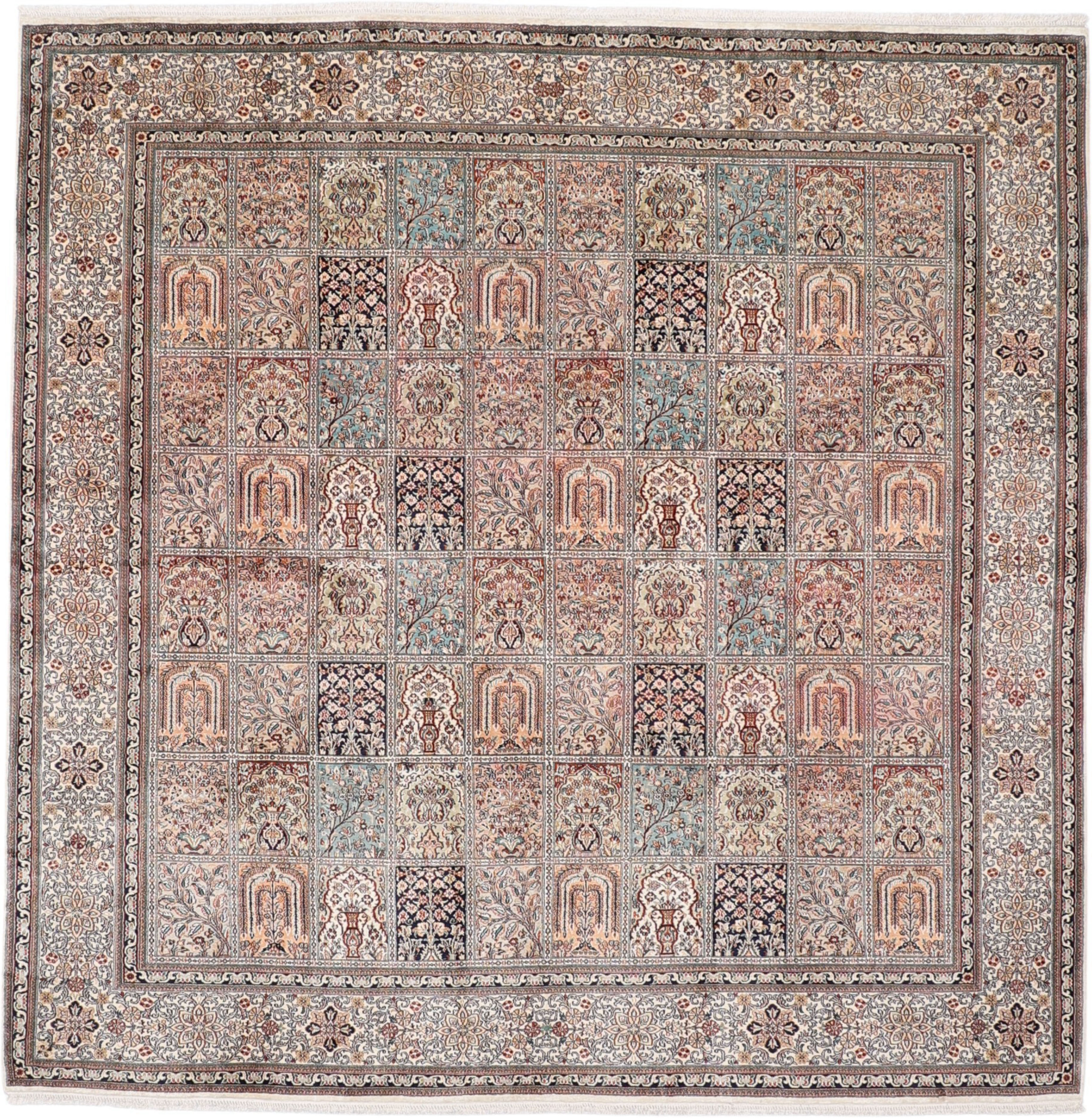 Teppich Quadratisch 230x230 - Kashmirseide 245 x 245 cm