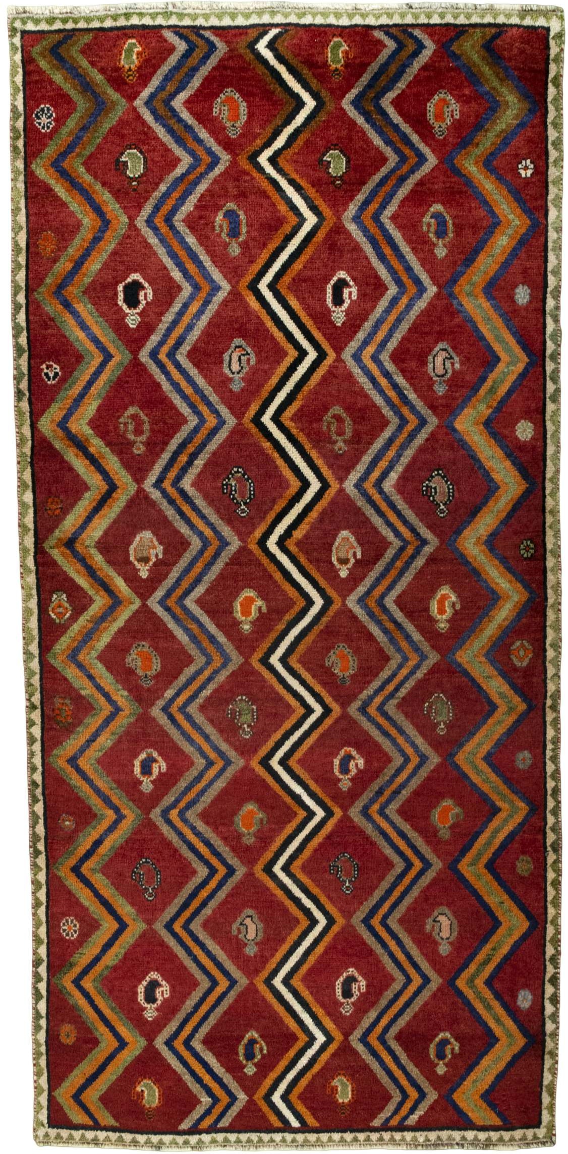 Teppich 120x240 - Gabbeh nature 111 x 234 cm