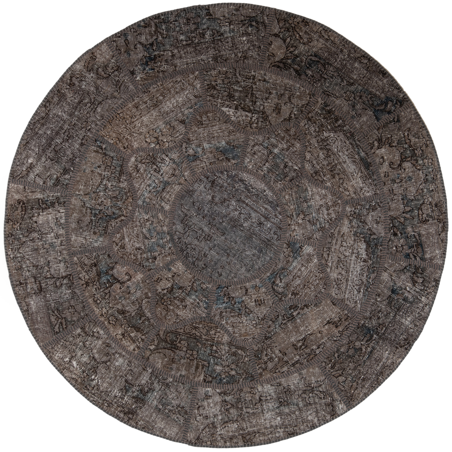 Teppich 140x140 - Patchwork original 150 x 150 cm