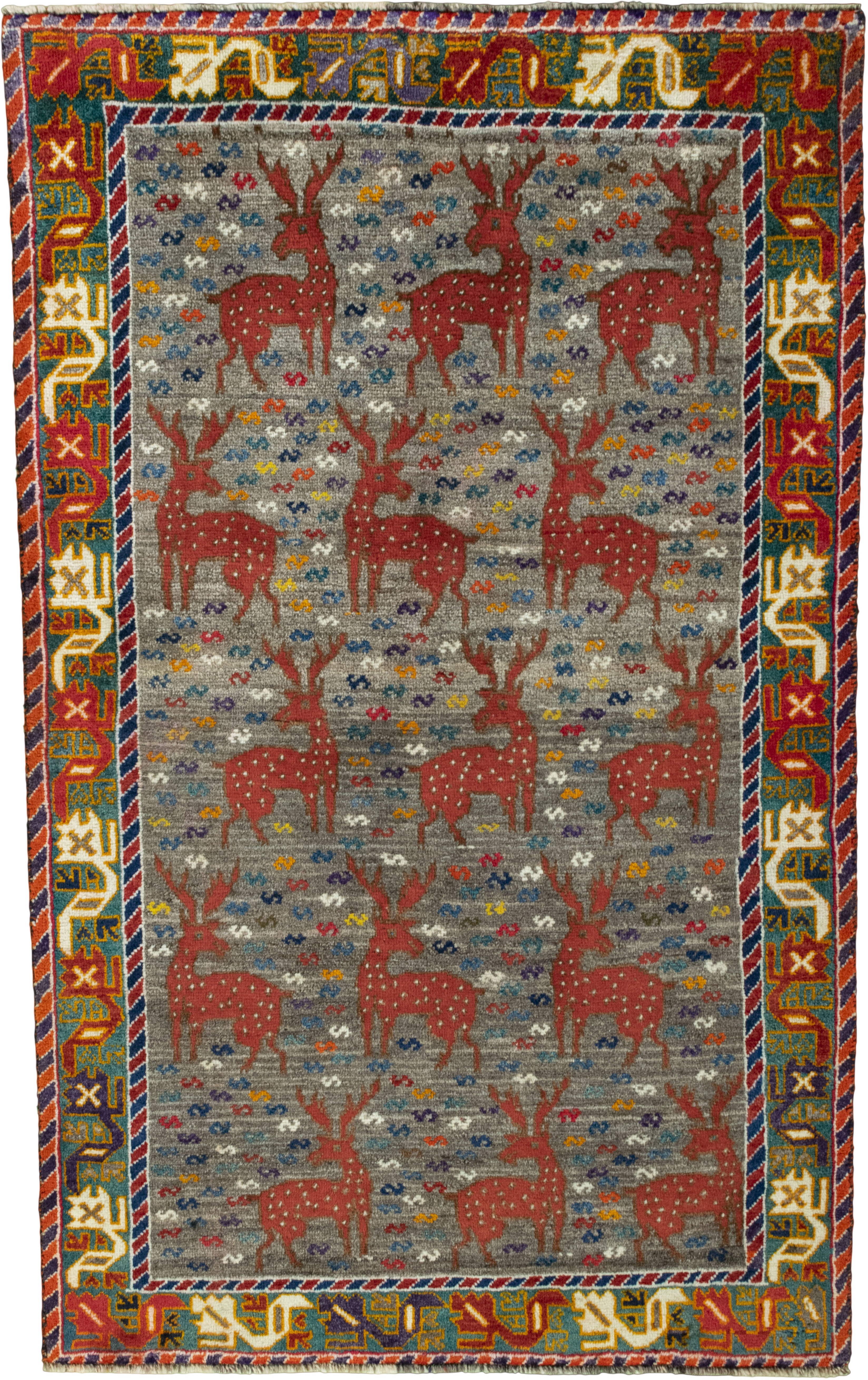 Zwarte tapijten - Gabbeh 106 x 170 cm