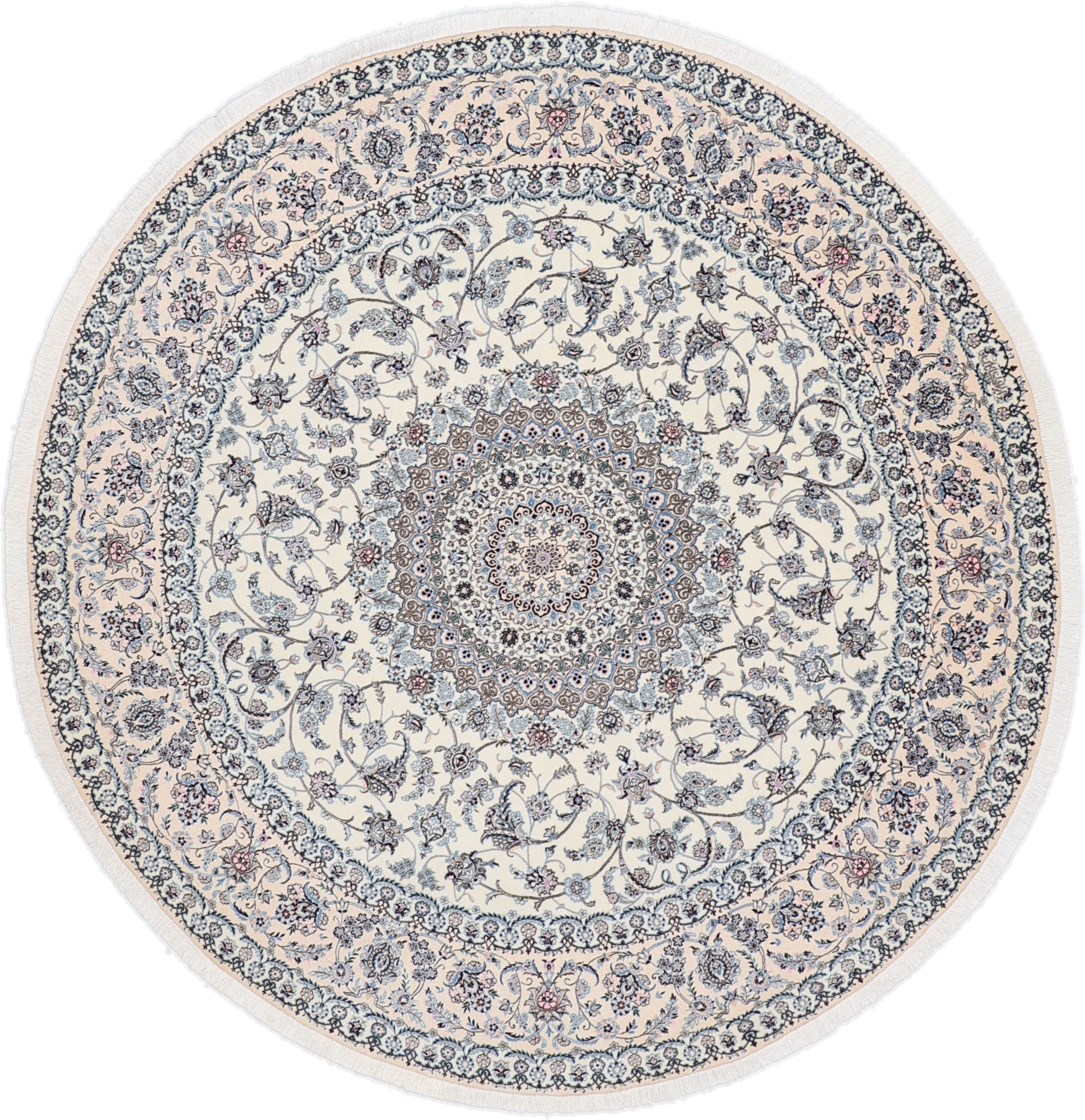 Orientteppiche Rund Groß - Nain 250 x 250 cm