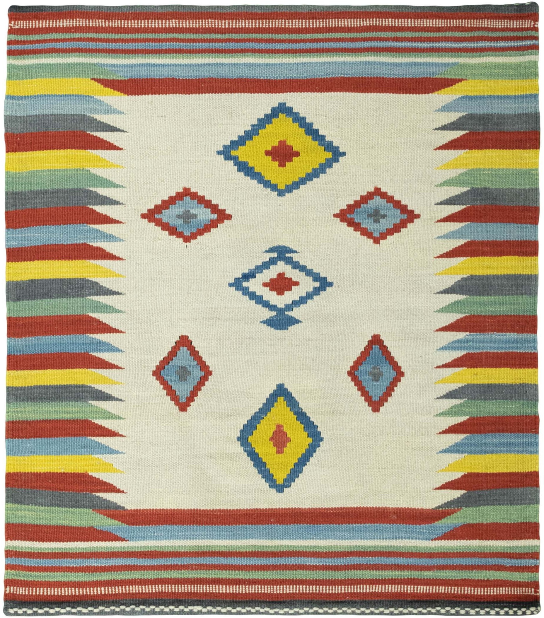 Kelim Teppiche Quadratisch - Kelim Sofre 90 x 103 cm