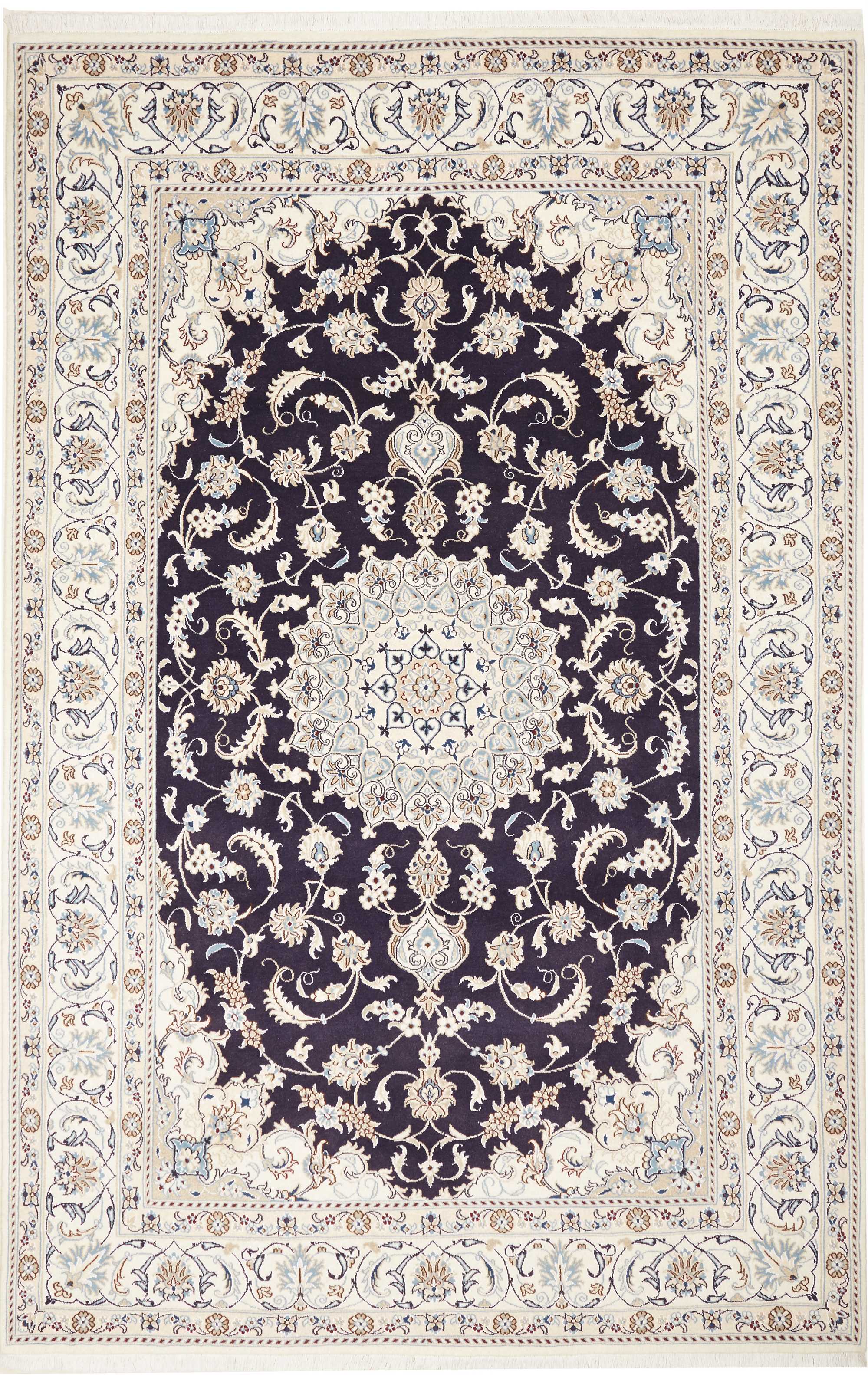 Orientteppiche Lila - Nain 197 x 302 cm