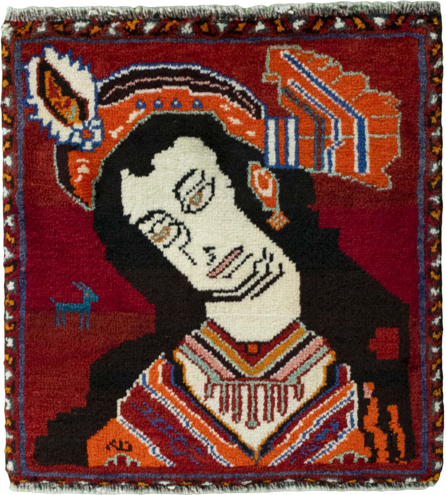 Teppich 50x50 - Shiraz 53 x 55 cm