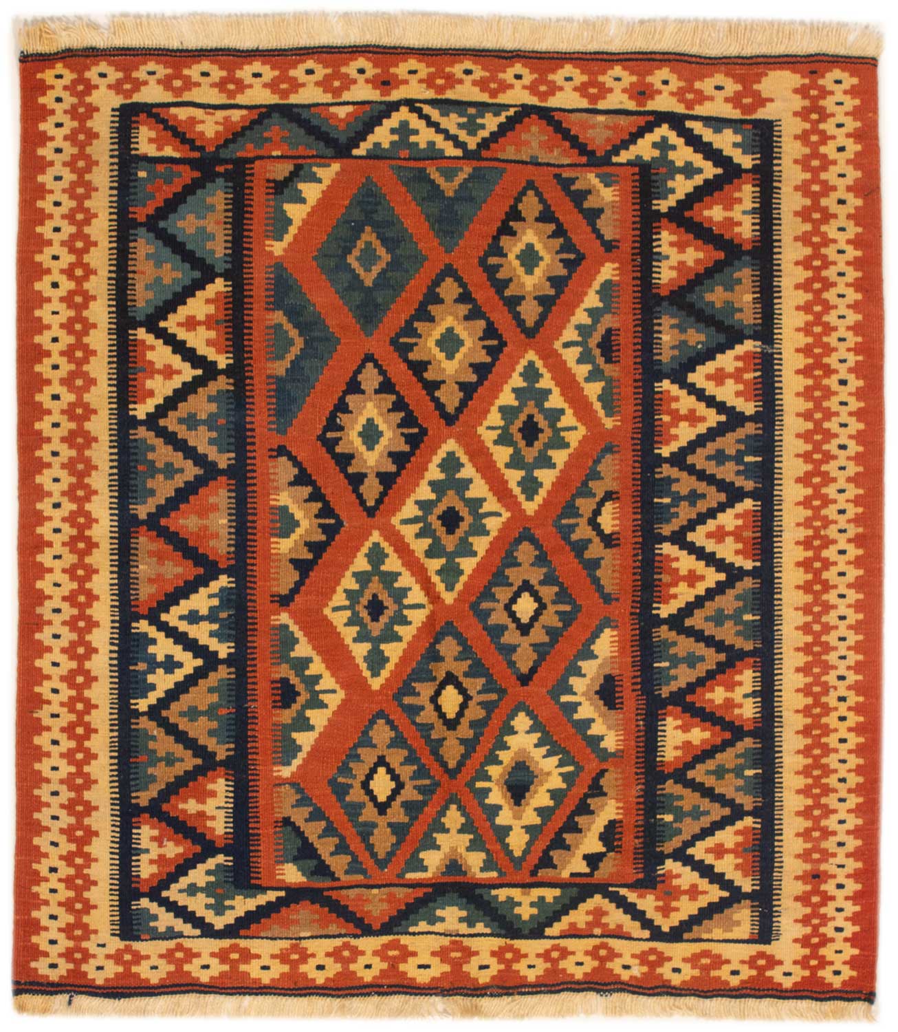 Kelim Teppiche Quadratisch - Kelim 100 x 107 cm
