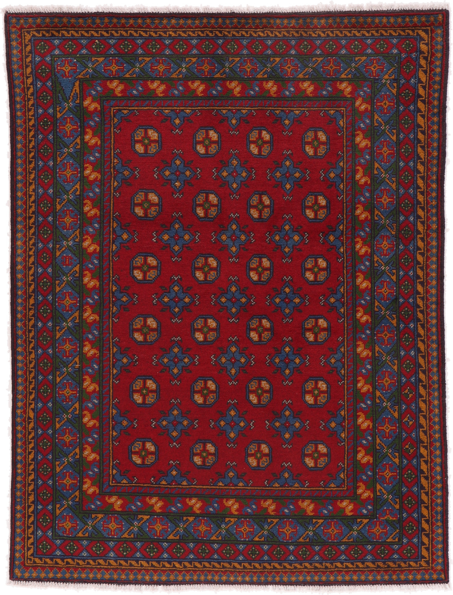 Afghan Teppiche Rot - Afghan 154 x 201 cm
