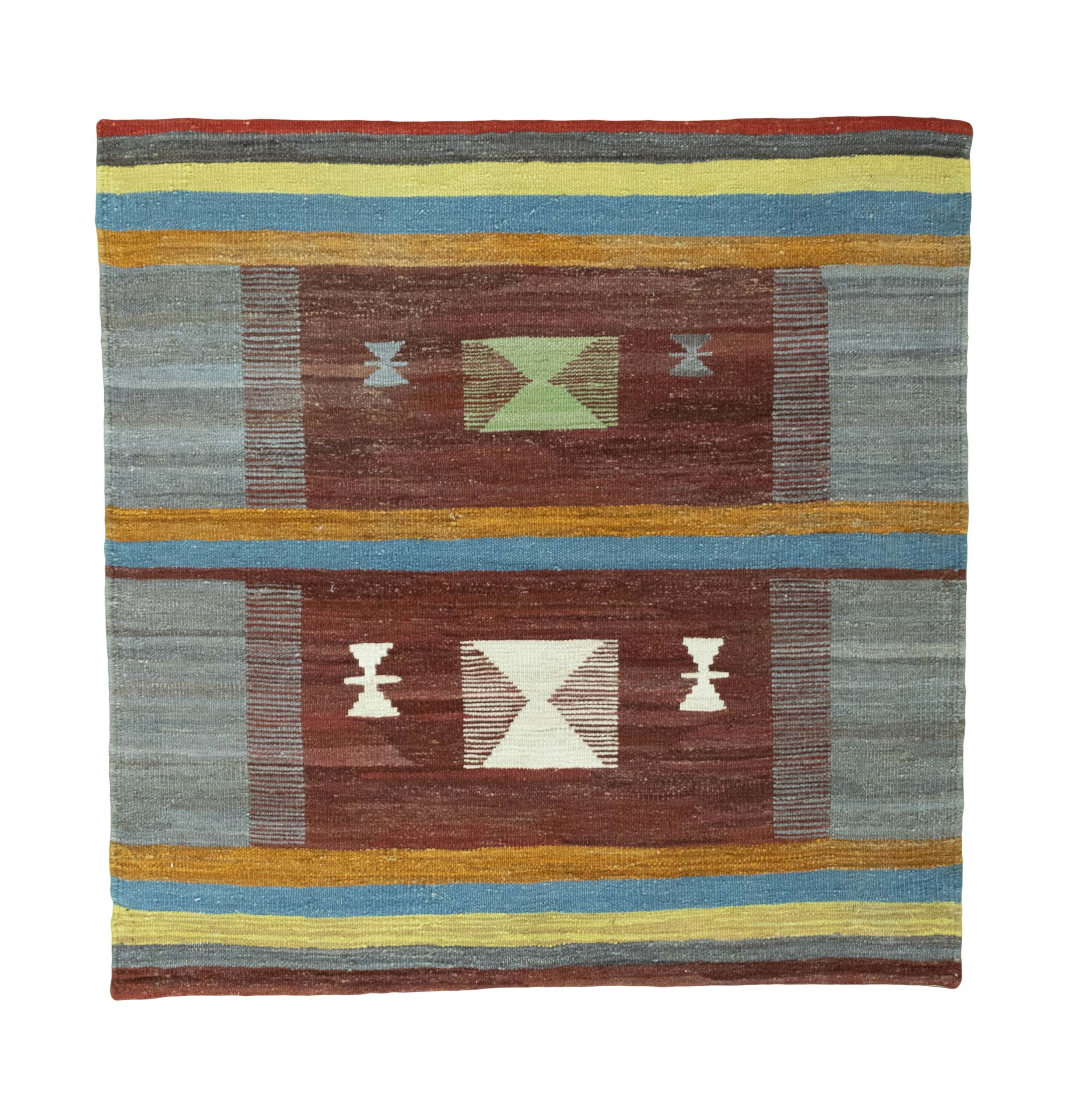 Kelim Teppiche Quadratisch - Kelim Sofre 91 x 92 cm