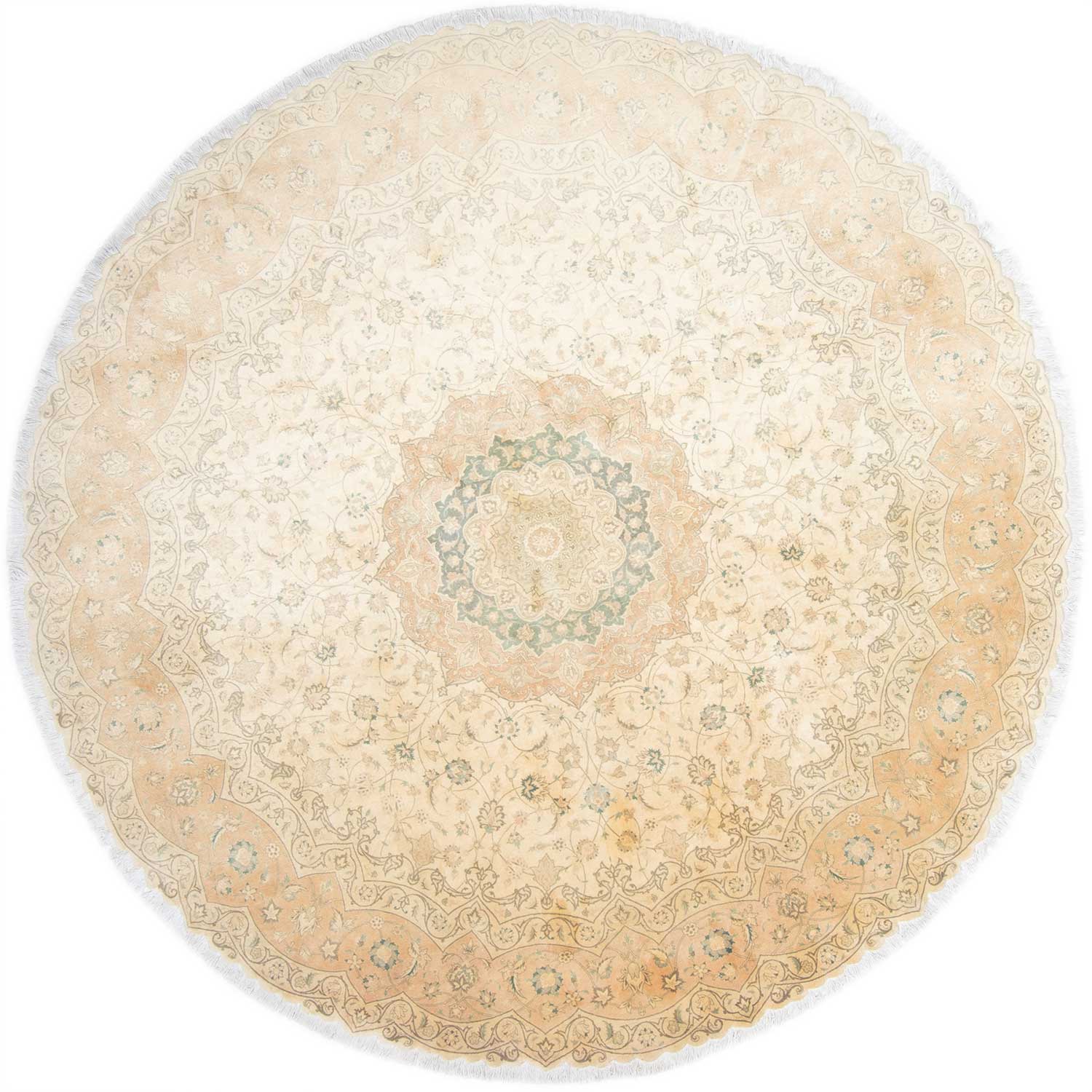 Kvadratisk Teppe 300x300 - Tabriz 290 x 290 cm