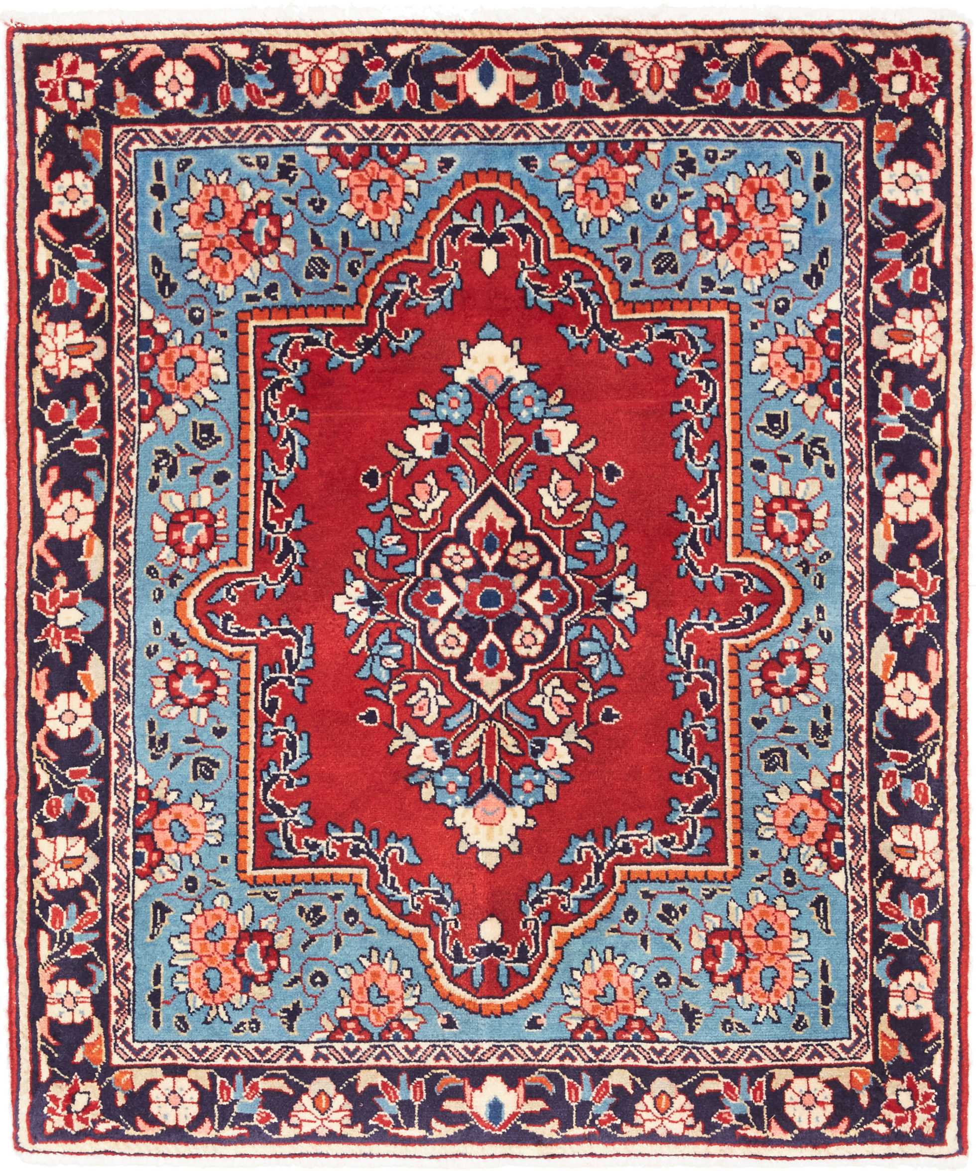 Τετράγωνα χαλιά - Sarouk 74 x 87 cm