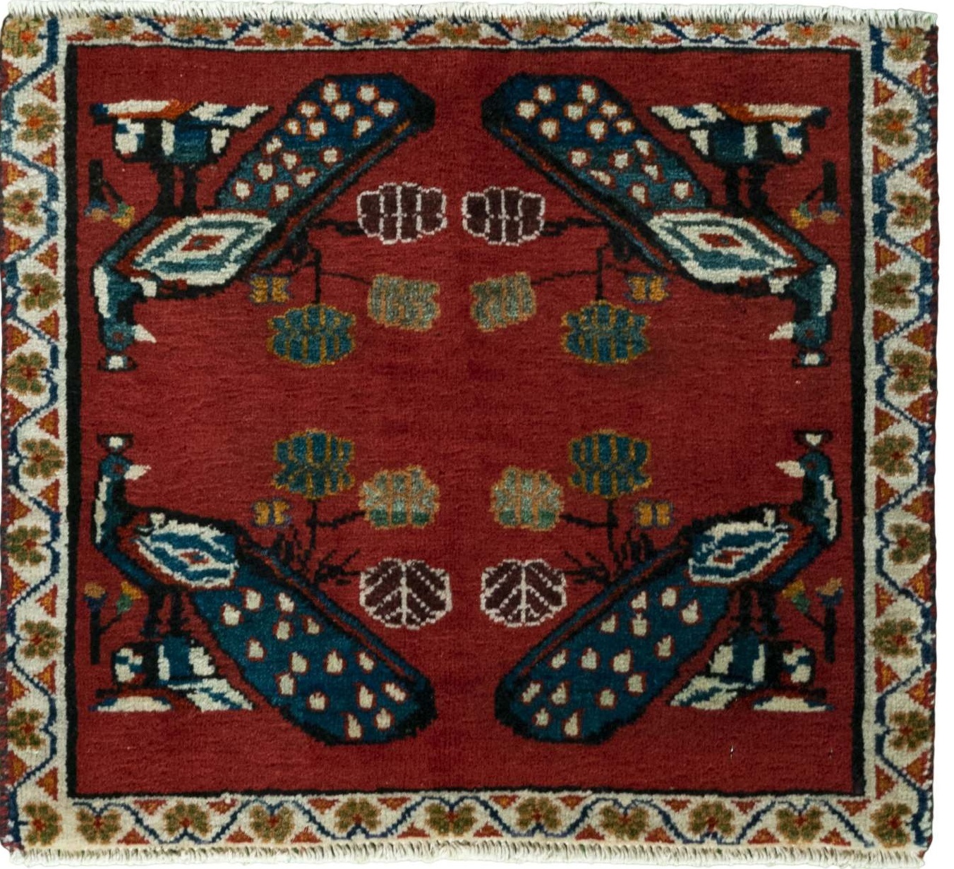 Tapis carrés - Shiraz 61 x 54 cm