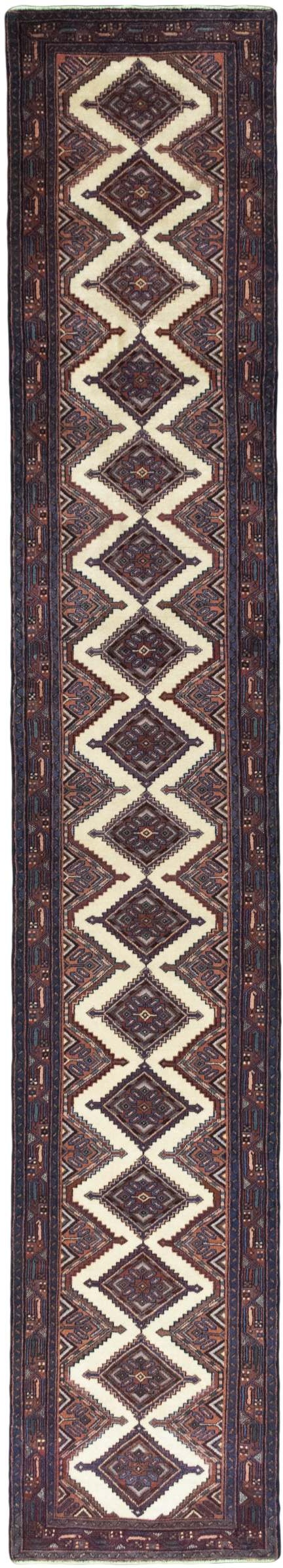 Teppich Läufer 80x450 - Hamadan 80 x 455 cm