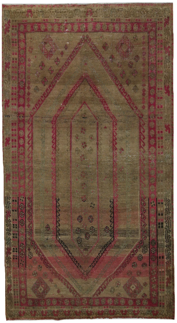 Roze Vintage Tapijten - Vintage 159 x 293 cm