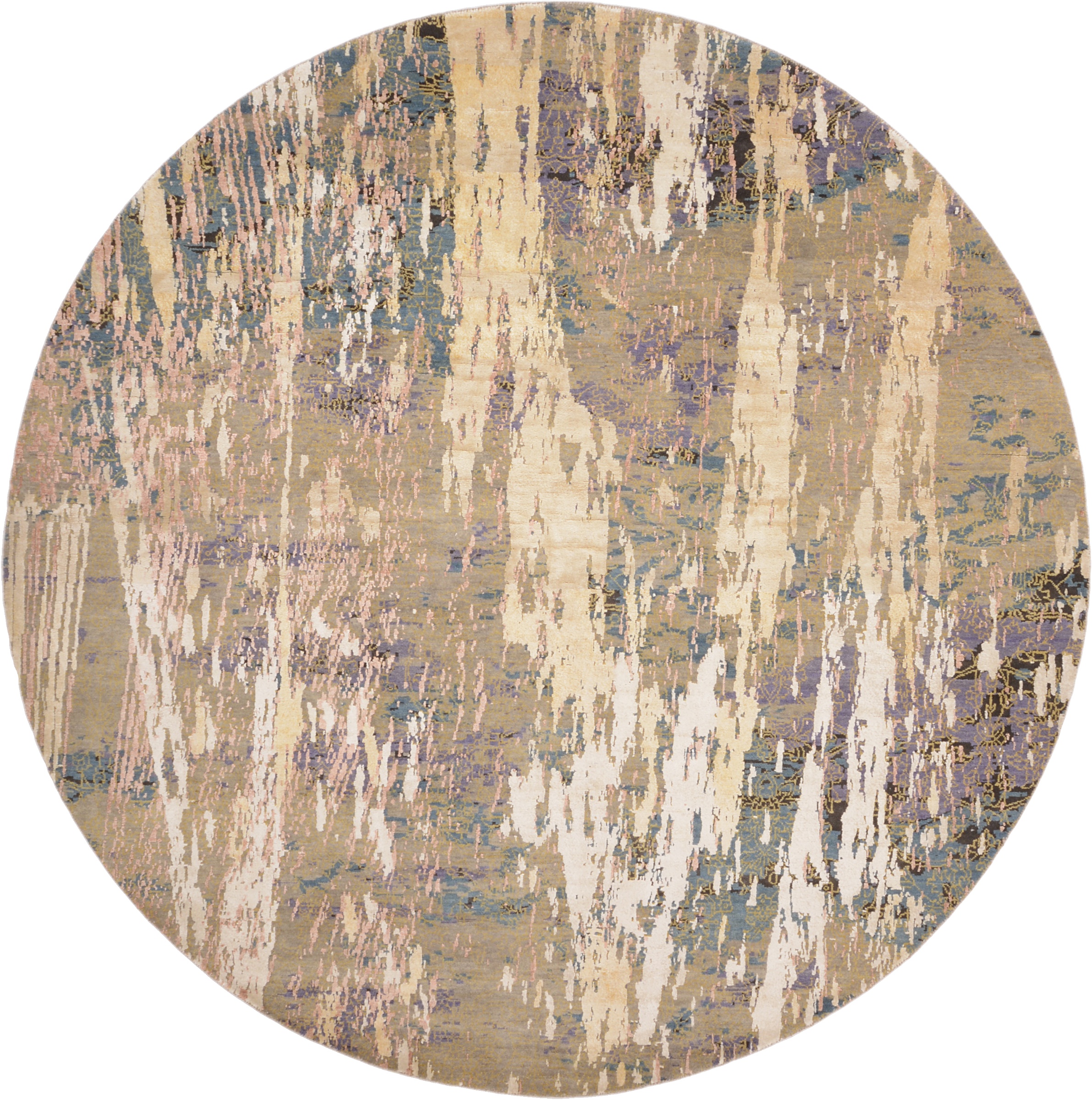 250 Cm Round Oriental Rugs - Asman 243 x 243 cm