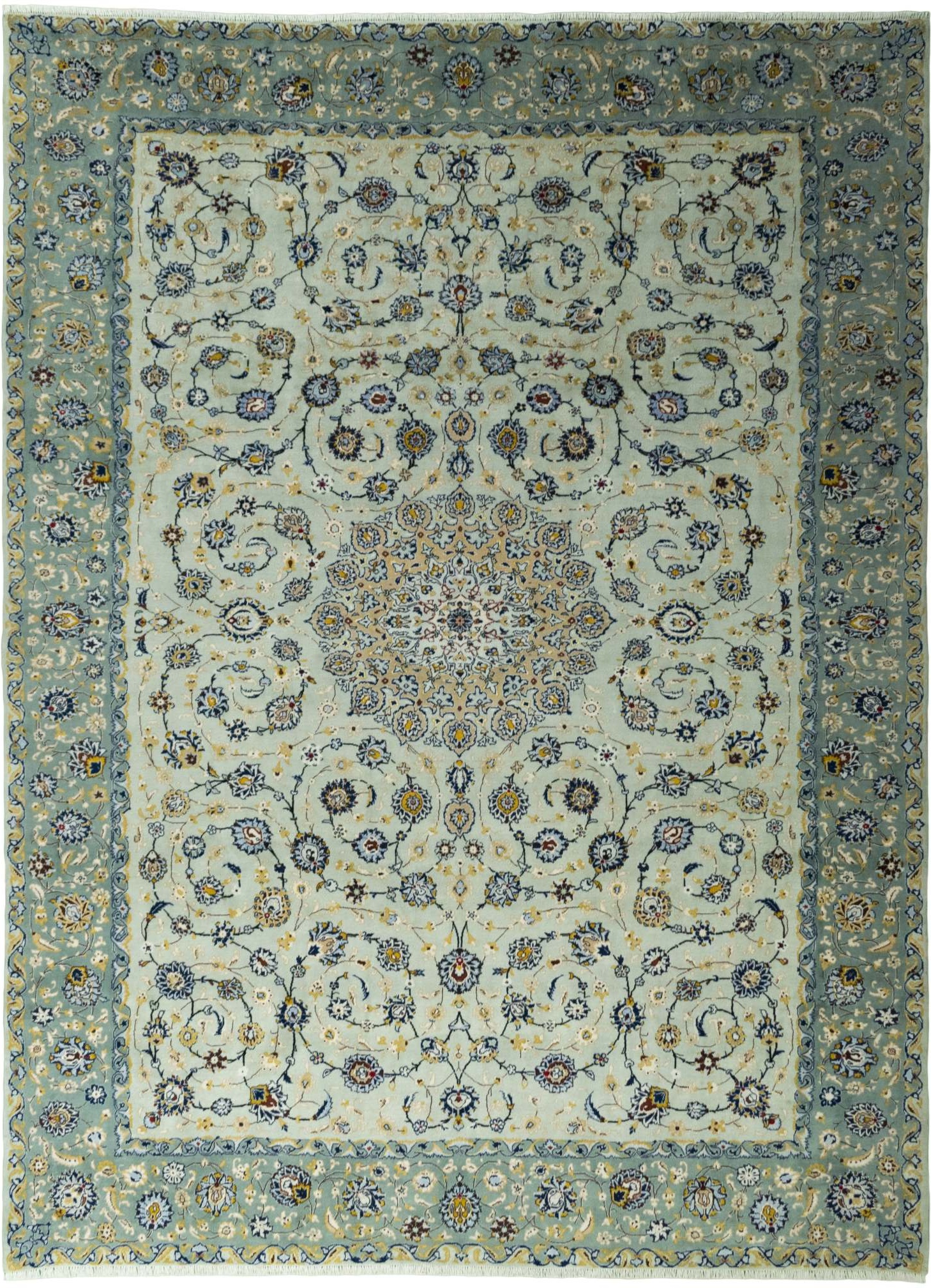 Zelené koberce - Kashan 306 x 405 cm