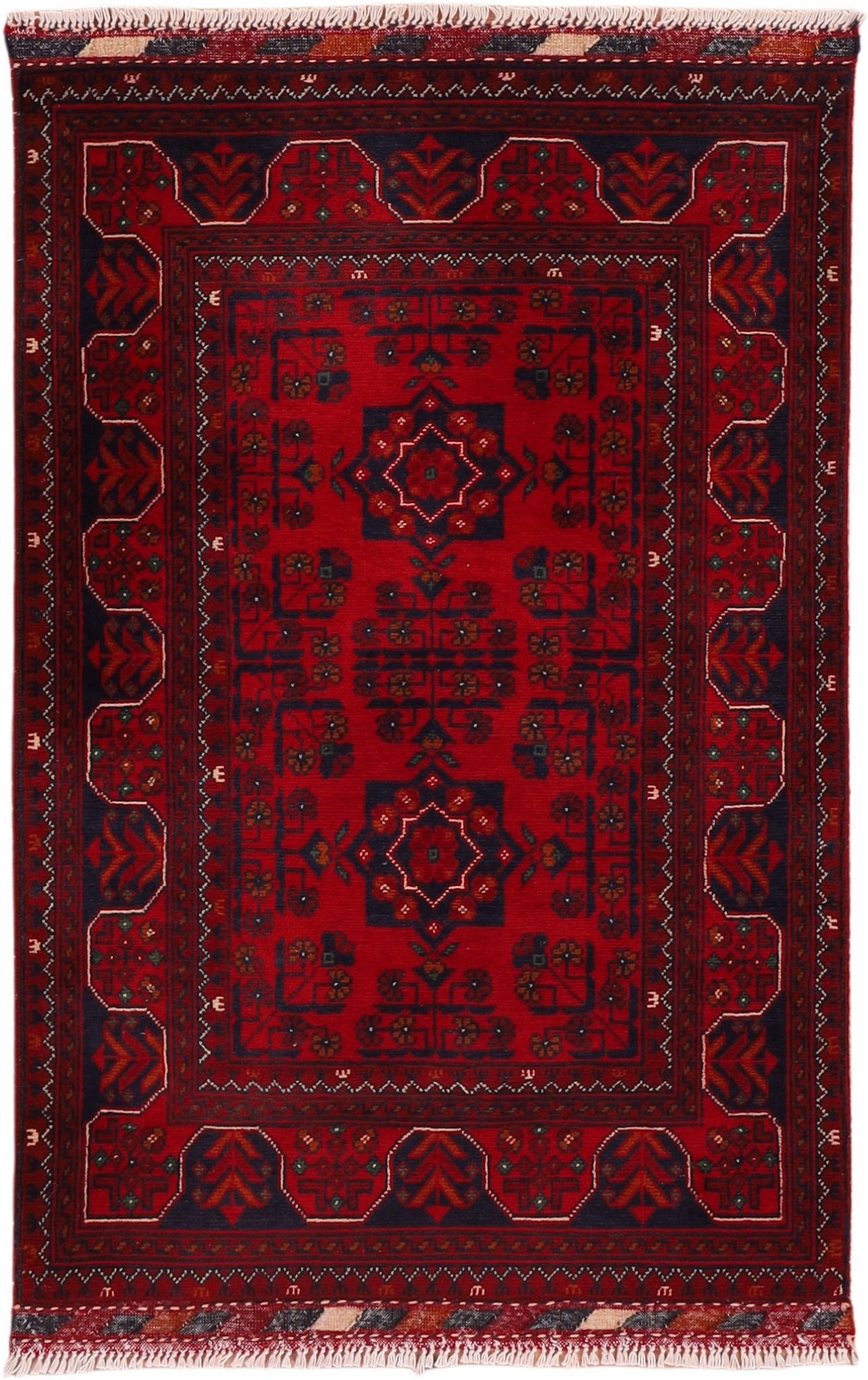 Afghanske Tæpper - Afghan 77 x 114 cm