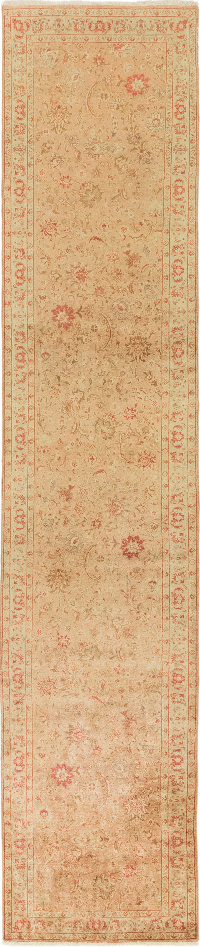 Teppich Läufer 80x450 - Täbriz semi antik 89 x 432 cm