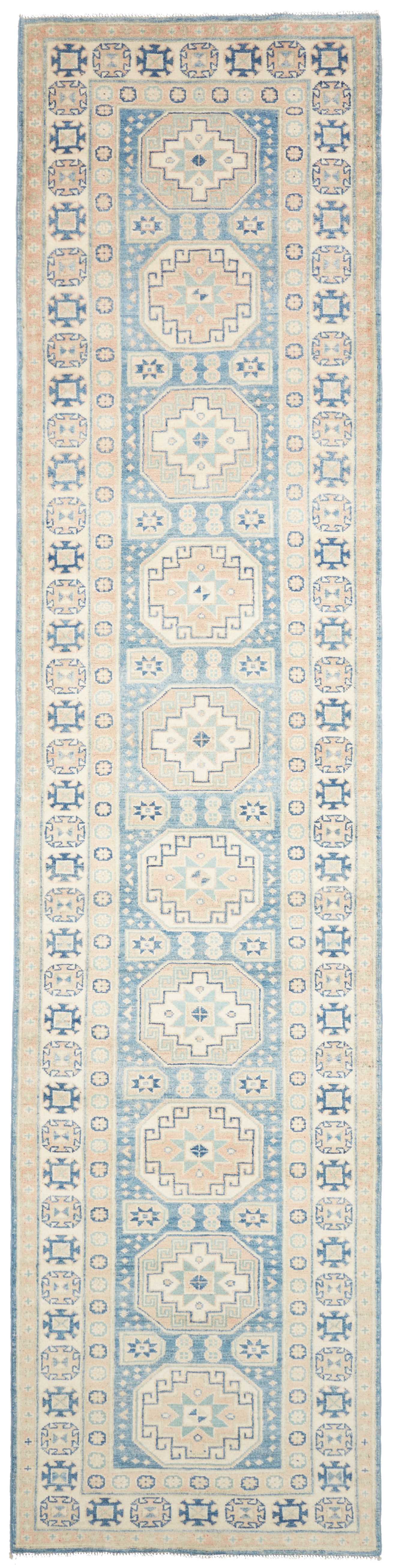 Teppich Läufer 80x400 - Kazak 91 x 393 cm