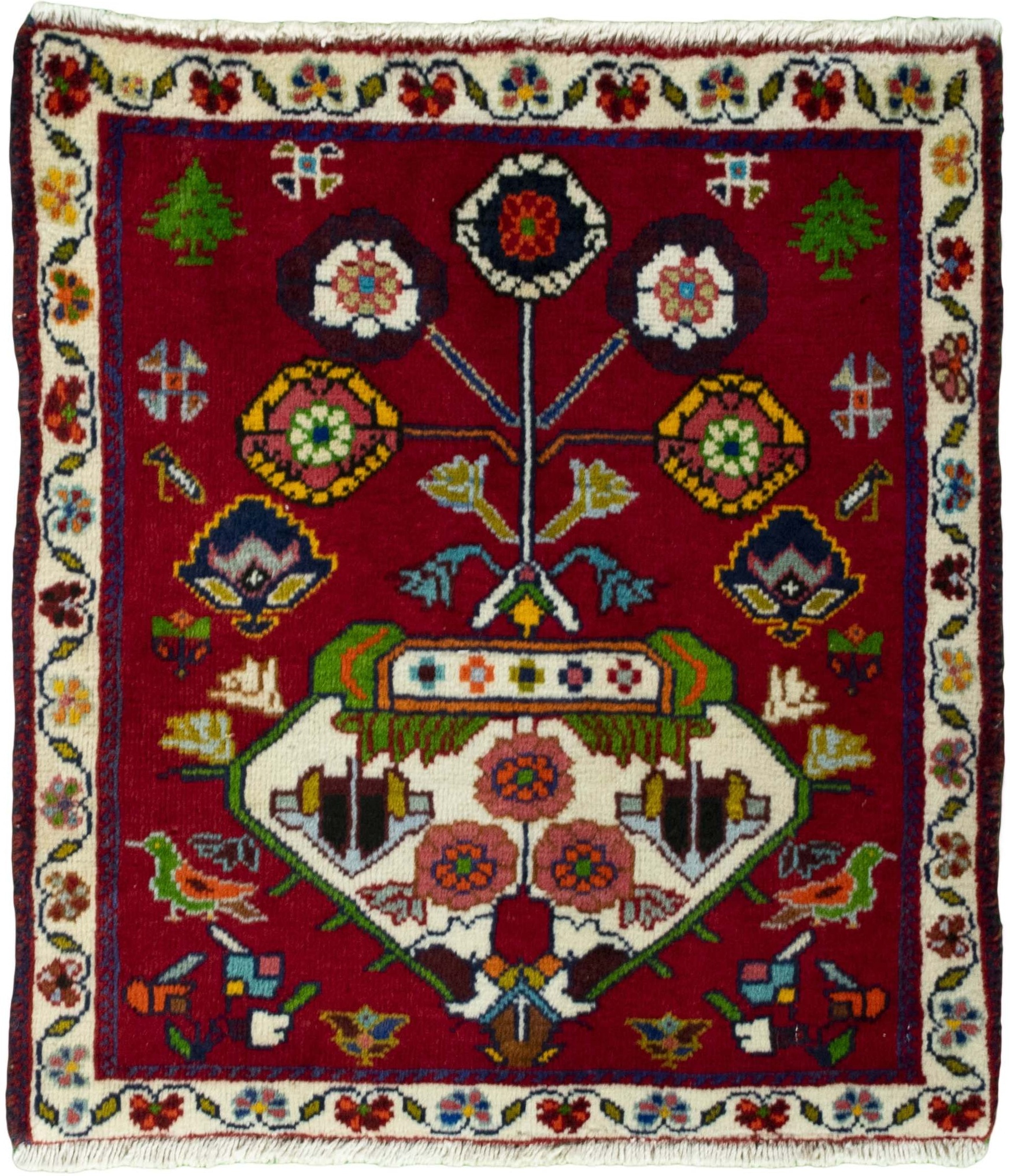 Τετράγωνα χαλιά - Shiraz 57 x 63 cm