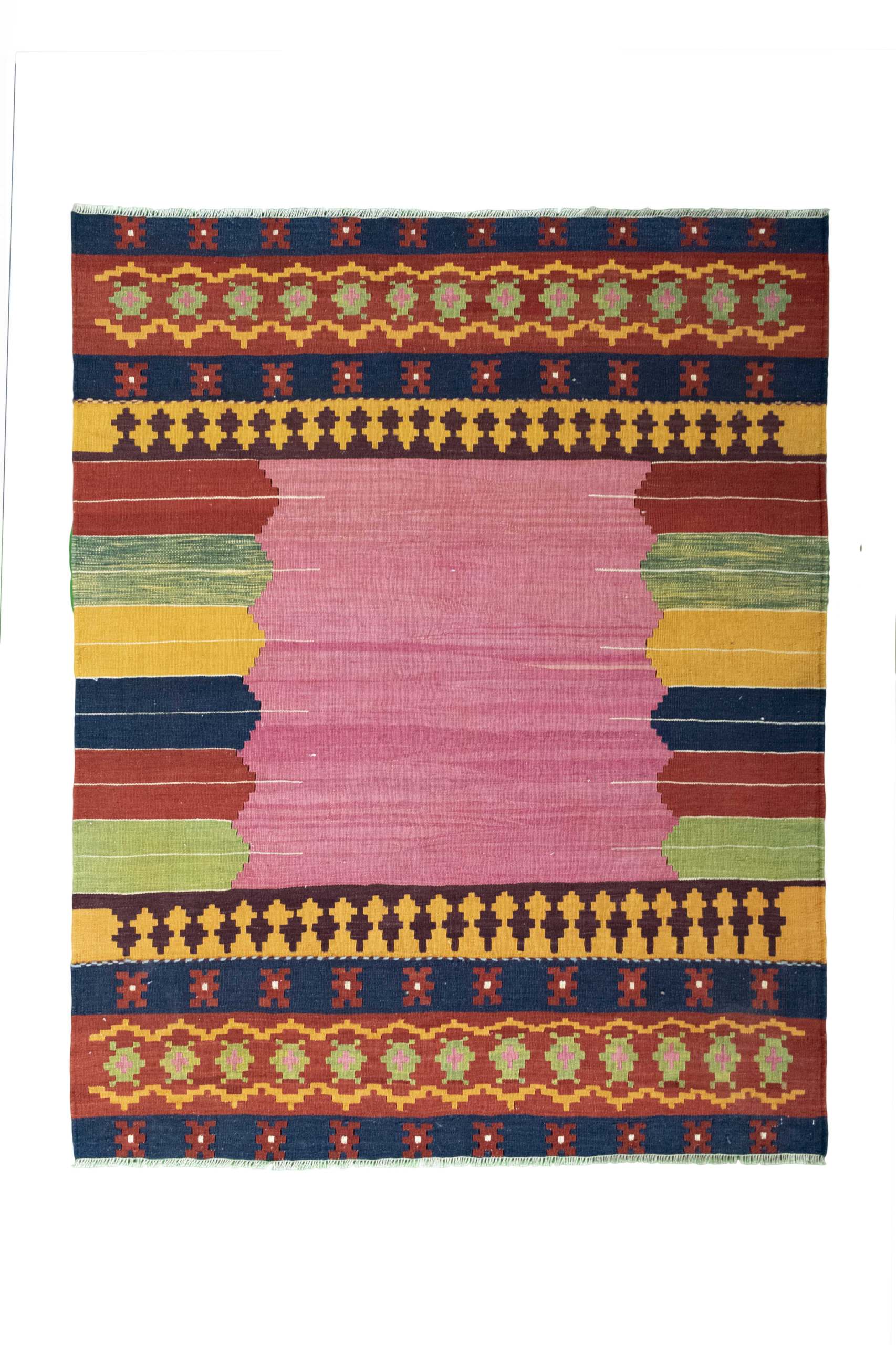 Teppich 150x180 - Kelim Kandou 145 x 183 cm
