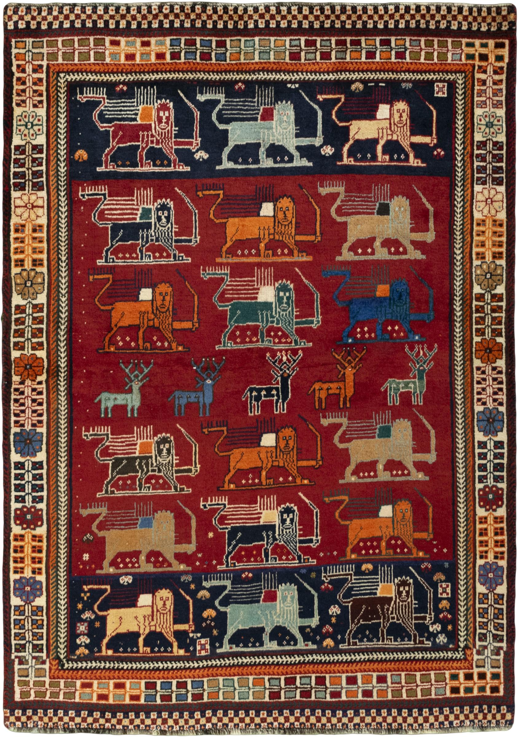Tapetes Usados - Gabbeh 132 x 185 cm