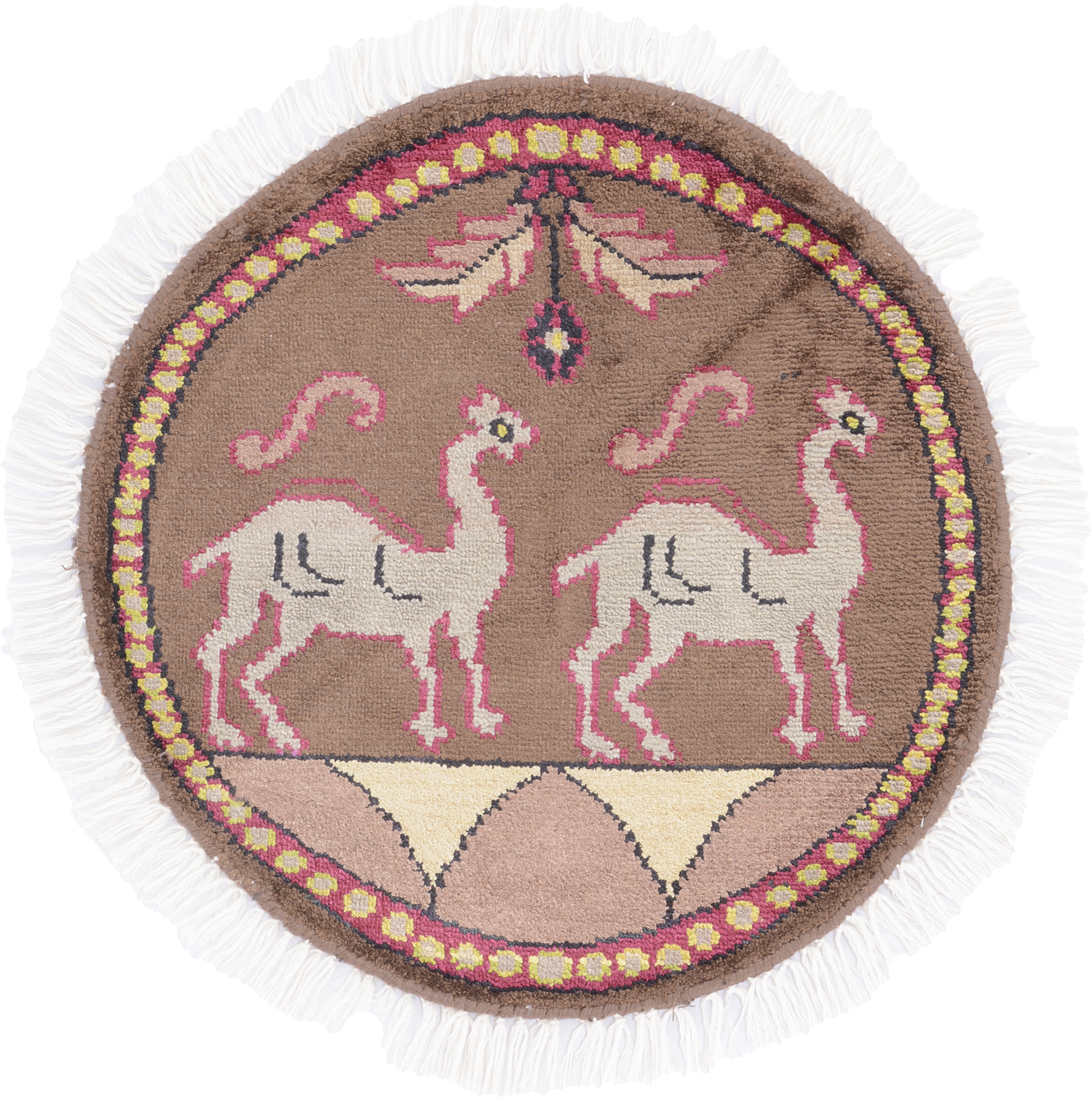 Orientalske Tepper Små Runde - Agra 45 x 45 cm