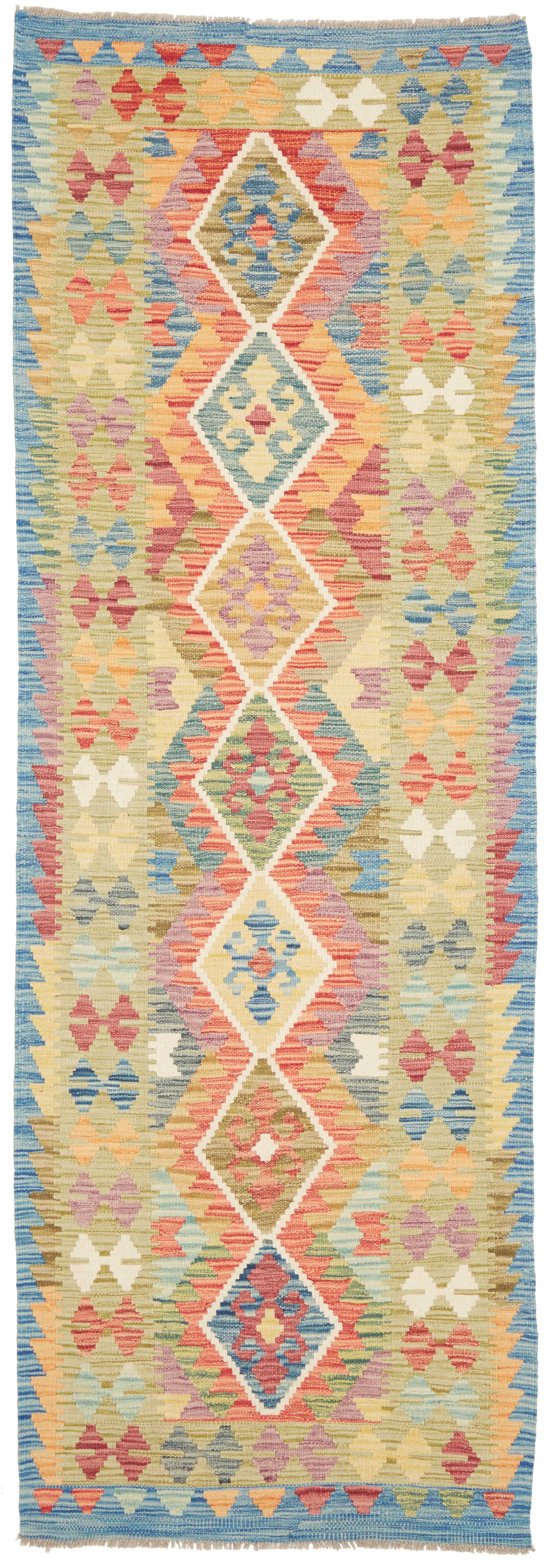 Teppich 80x250 - Kelim 84 x 247 cm