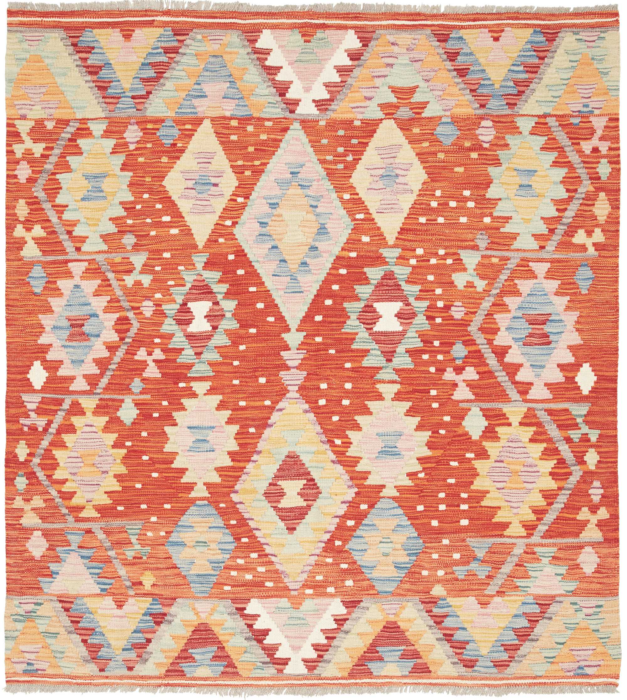 Teppich 150x160 - Kelim 147 x 160 cm