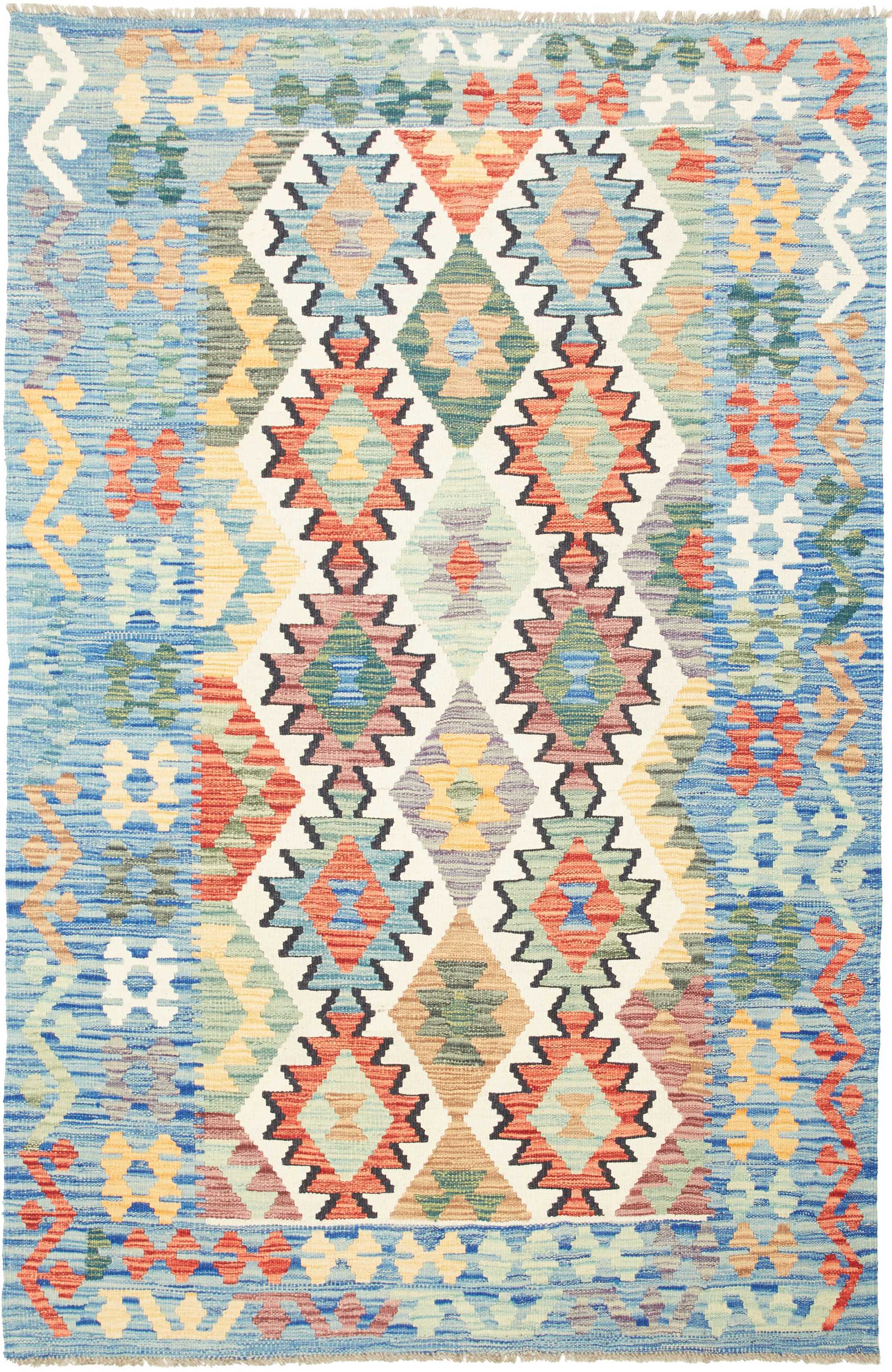 Kelim Teppiche 140x200 - Kelim 126 x 190 cm