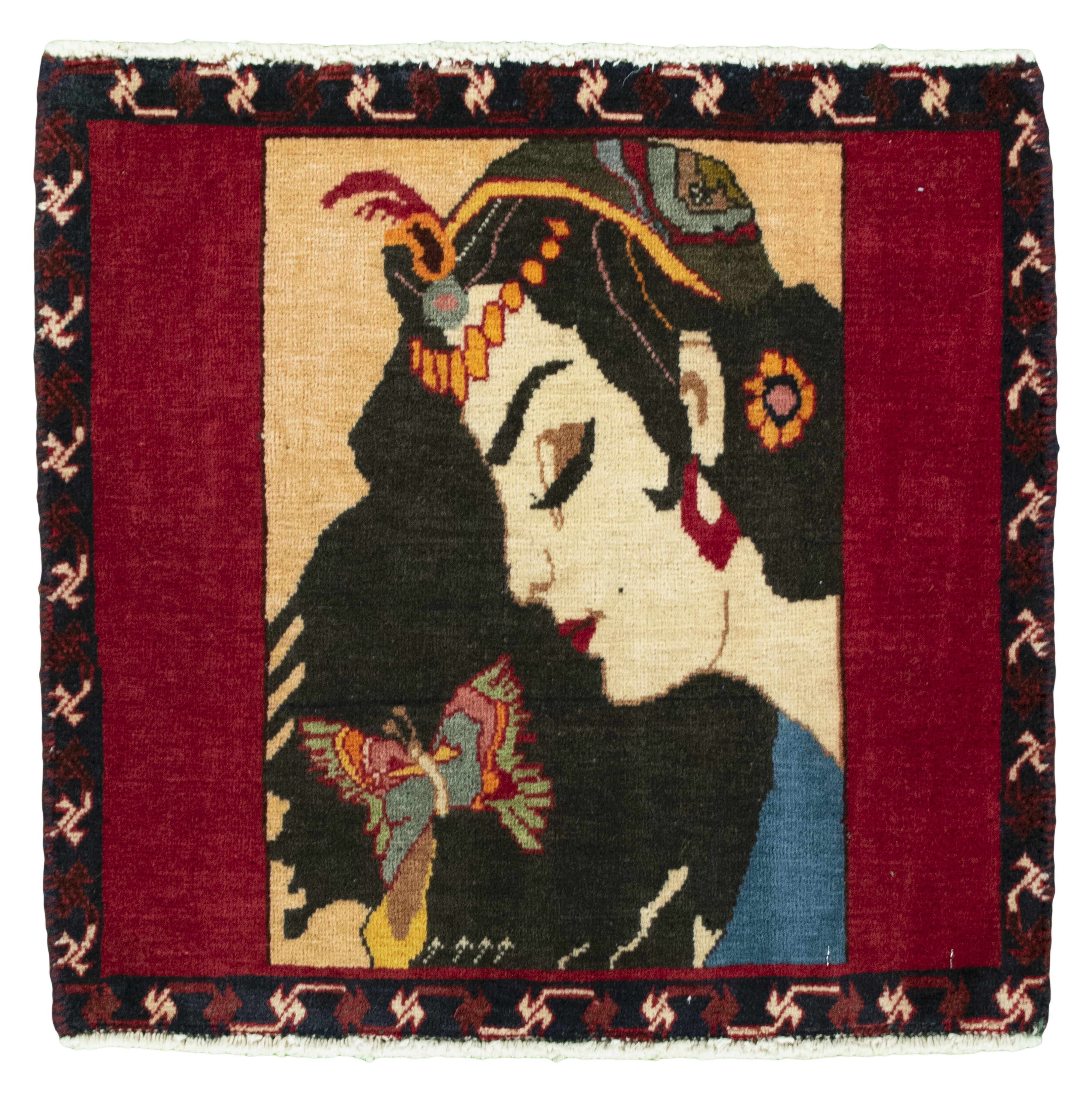 Τετράγωνα χαλιά - Shiraz 57 x 55 cm