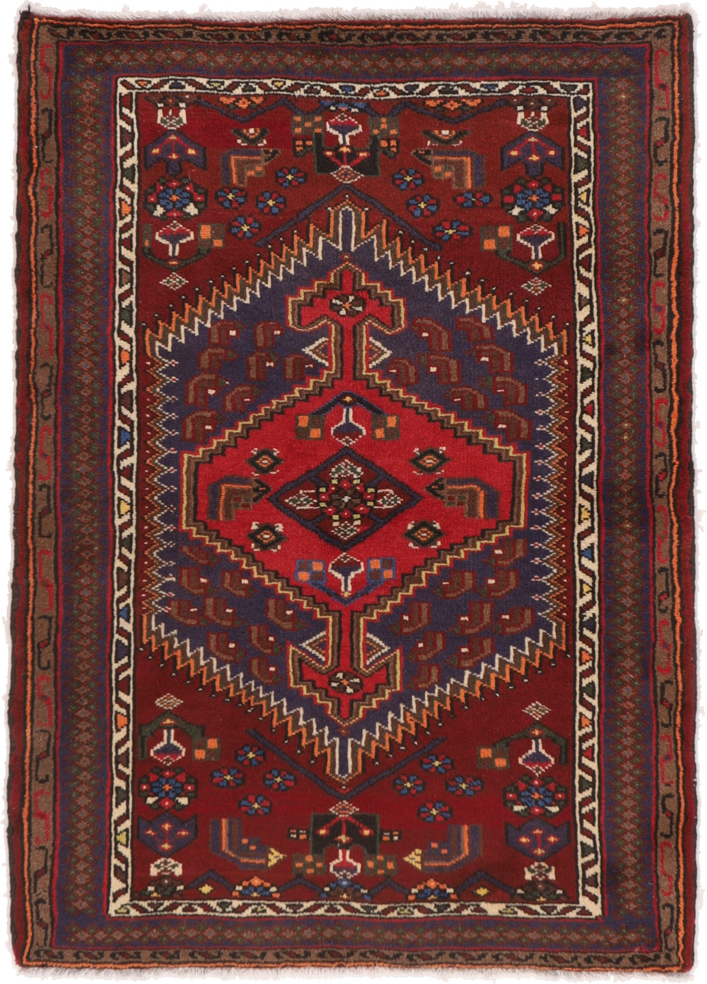 Teppich 120x150 - Hamadan 110 x 152 cm