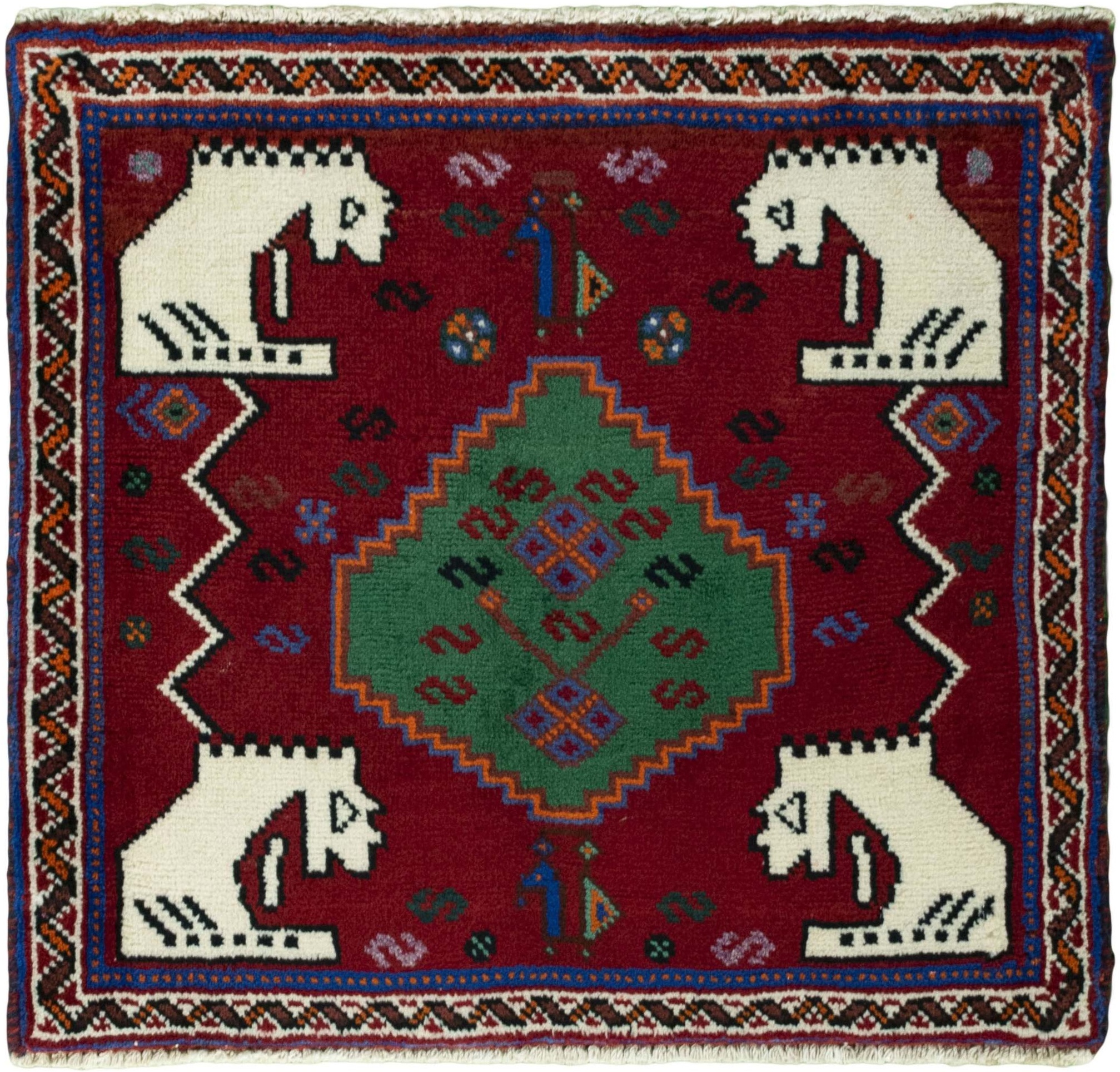 Τετράγωνα χαλιά - Shiraz 65 x 60 cm