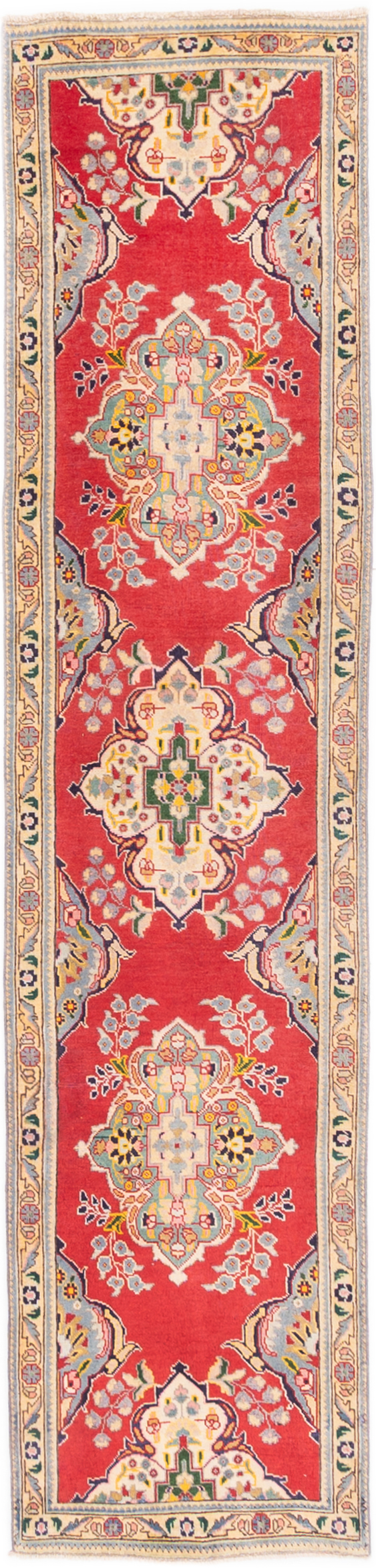 Teppich Läufer 80x350 - Täbriz 76 x 340 cm