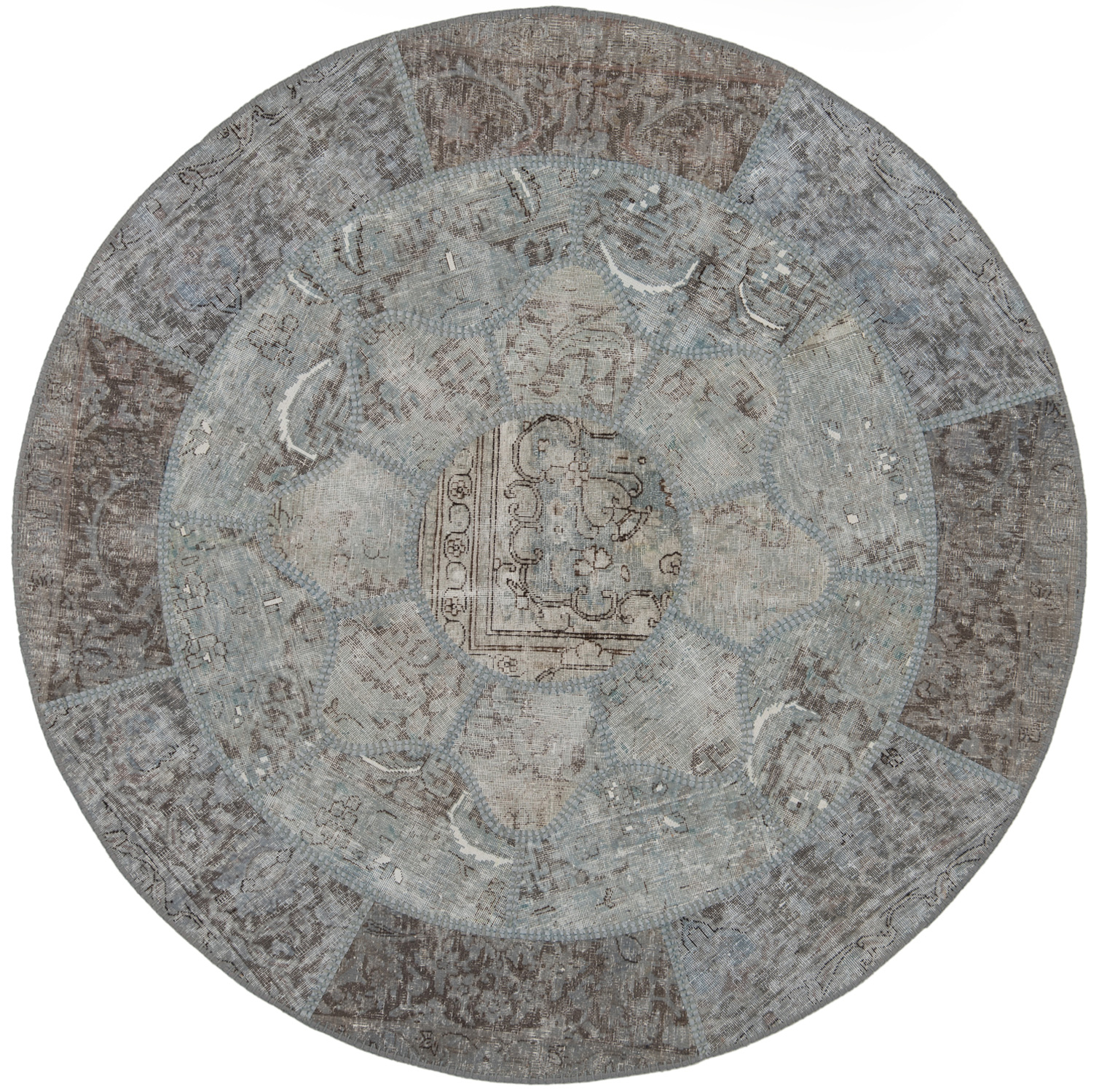 150x160 Rug - Patchwork 155 x 155 cm