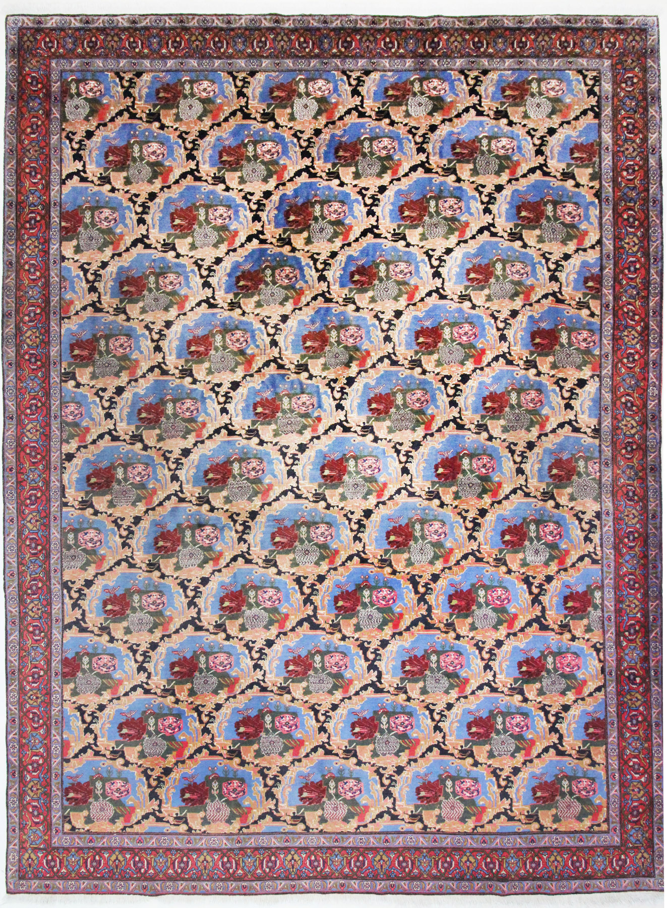Senneh Teppiche - Senneh Korkwolle 300 x 400 cm